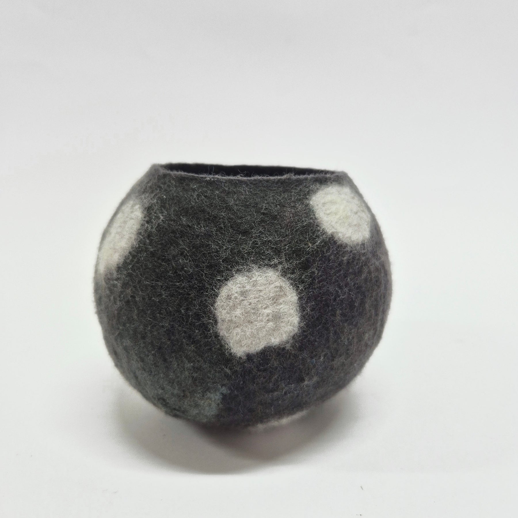 Modern Textile Art Vase - Felt Vessel