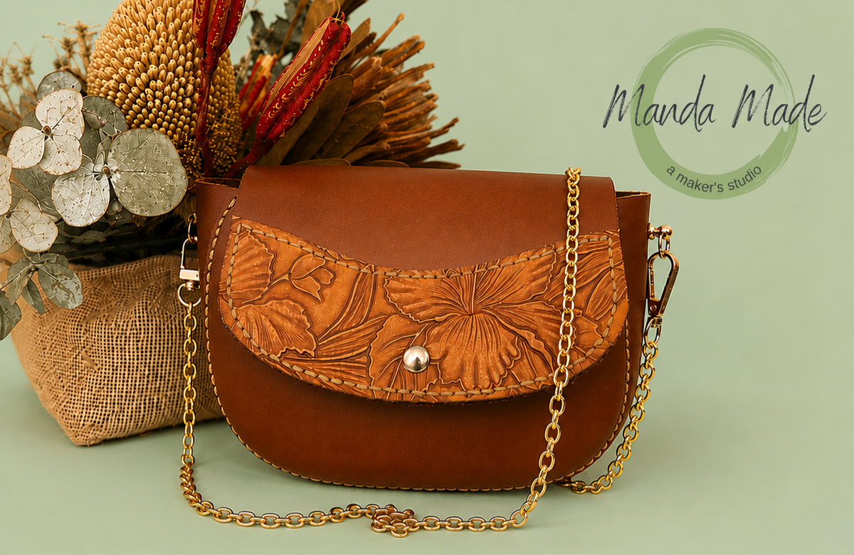 Floral Saddle Bag