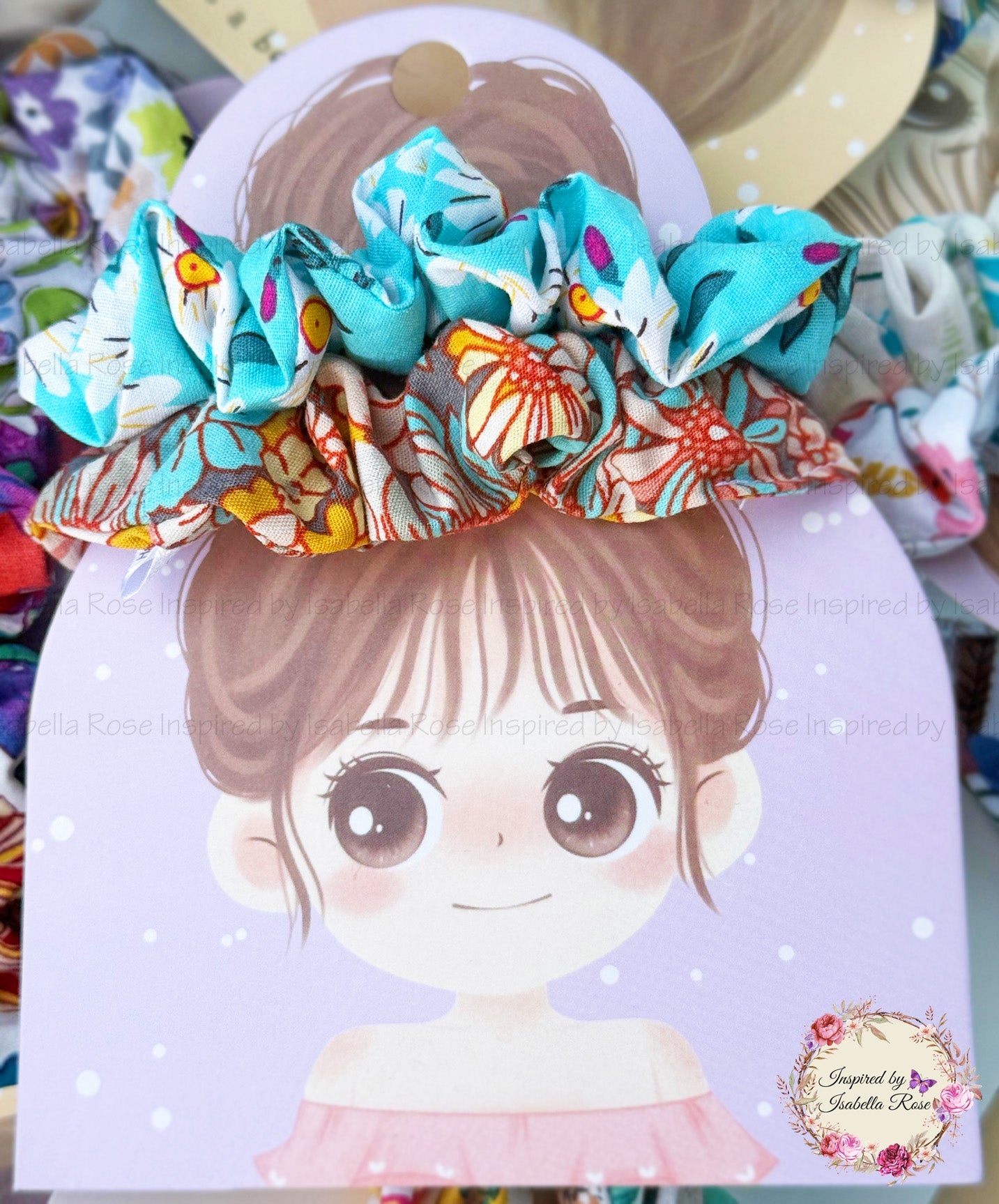 Colourful Scrunchies, 2 Pack for Kids, You Choose