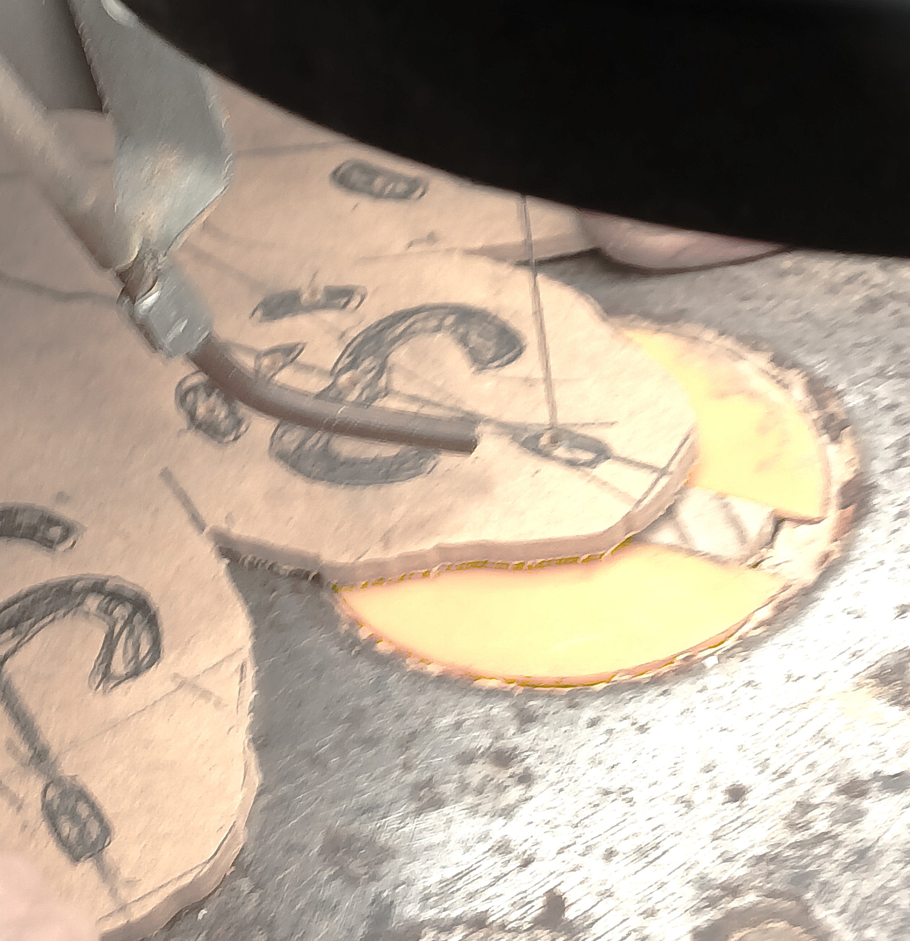 Clock 8: has a 60 scroll sawn cutout scround.