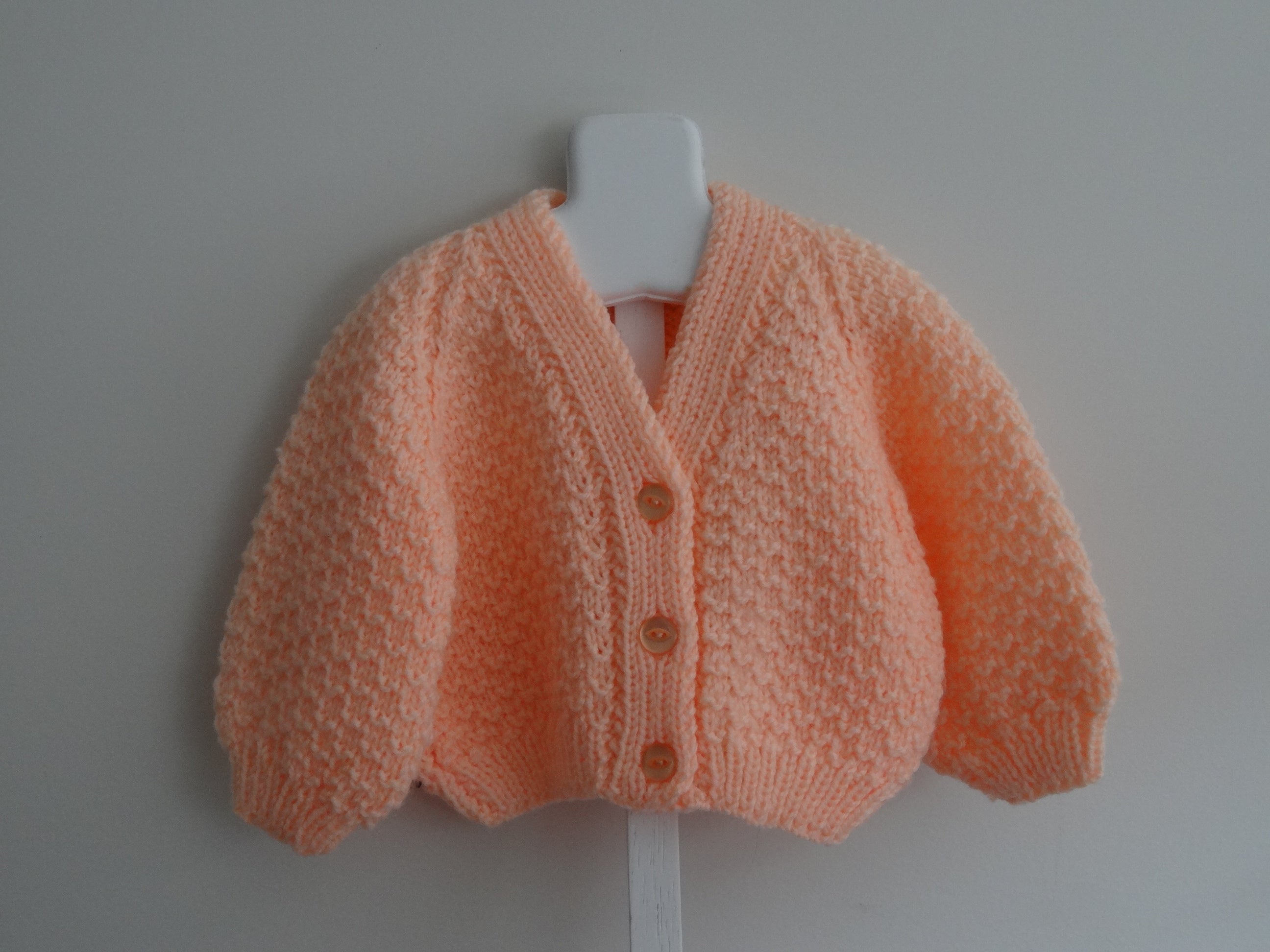 Peach Baby Jacket    0-3 Months