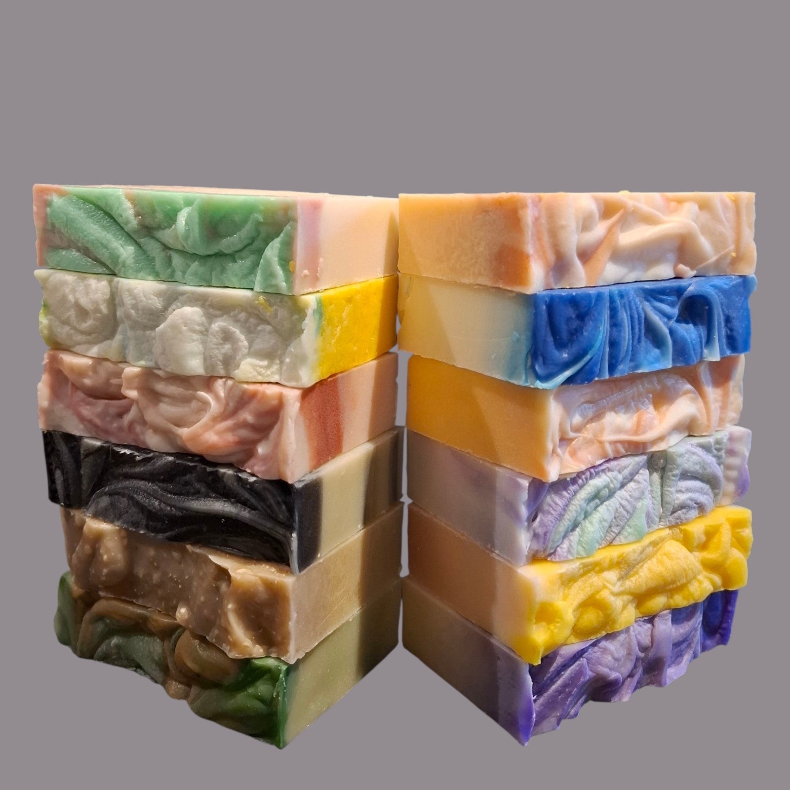4 x Assorted Bulk Pack of Fragrance Full Size (130g each) Handmade Soapbars