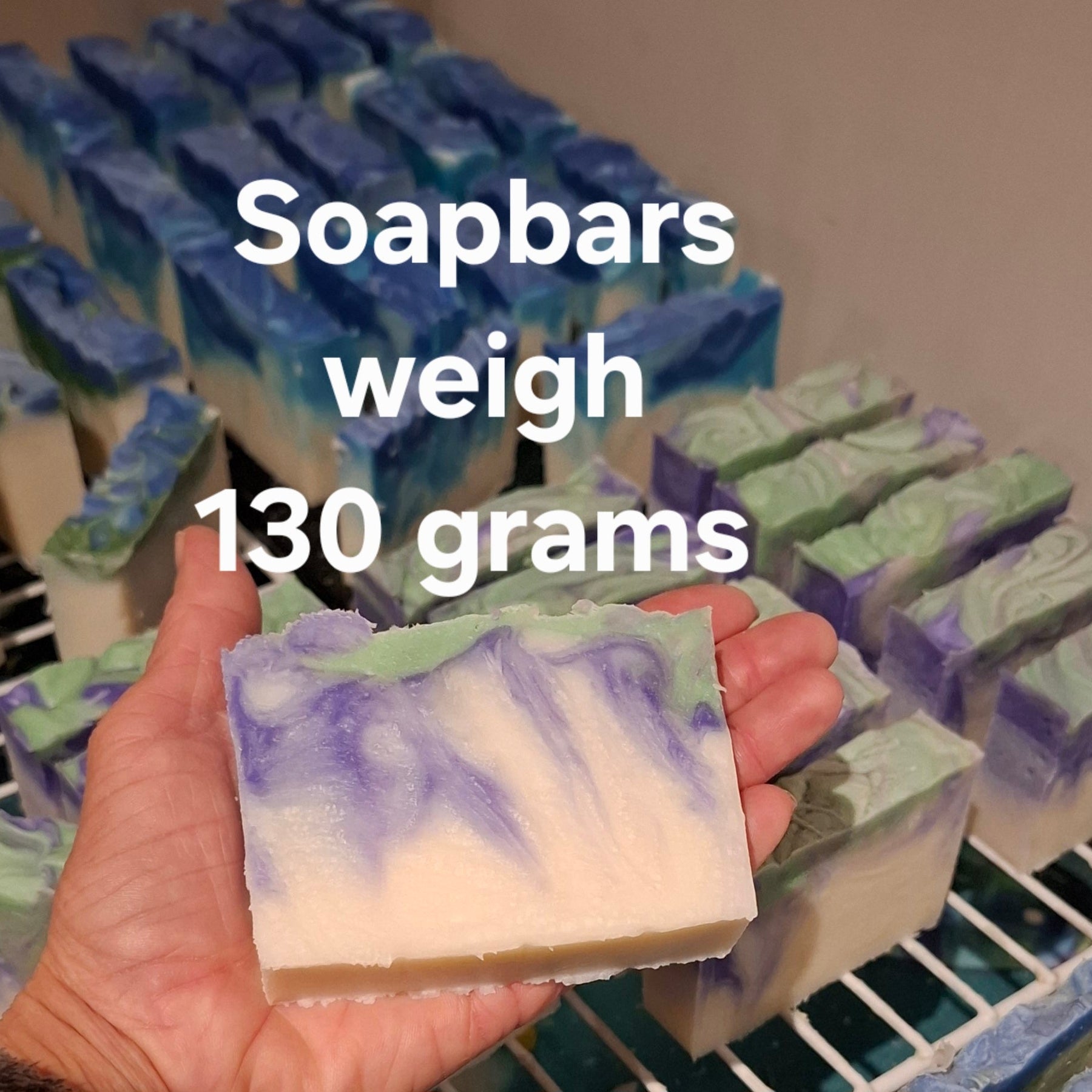 4 x Assorted Bulk Pack of Fragrance Full Size (130g each) Handmade Soapbars