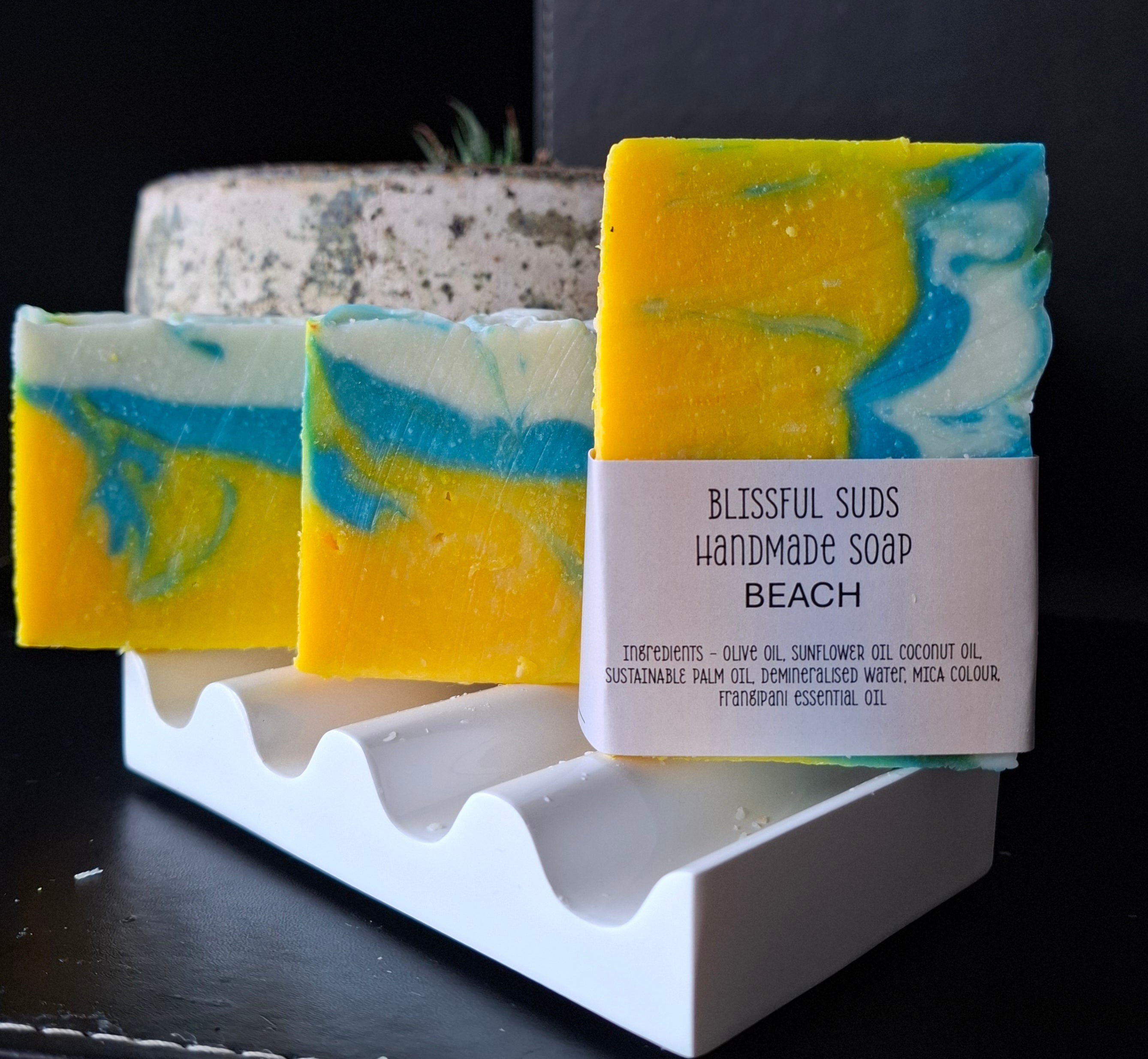 4 x Assorted Bulk Pack of Fragrance Full Size (130g each) Handmade Soapbars