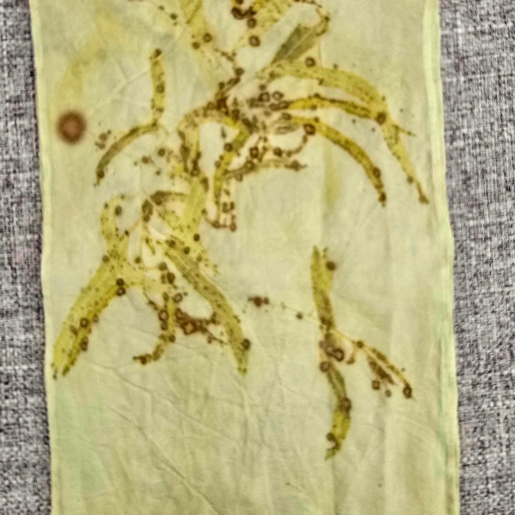 Eco Printed Silk Scarf