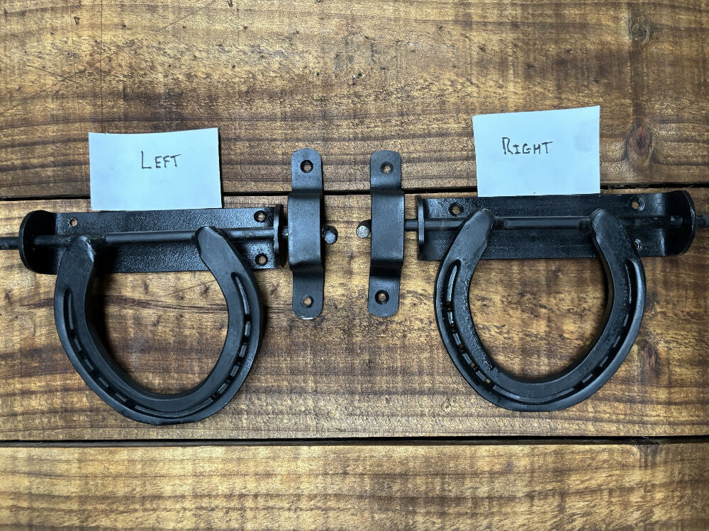 horse shoe door latch pair left and righr
