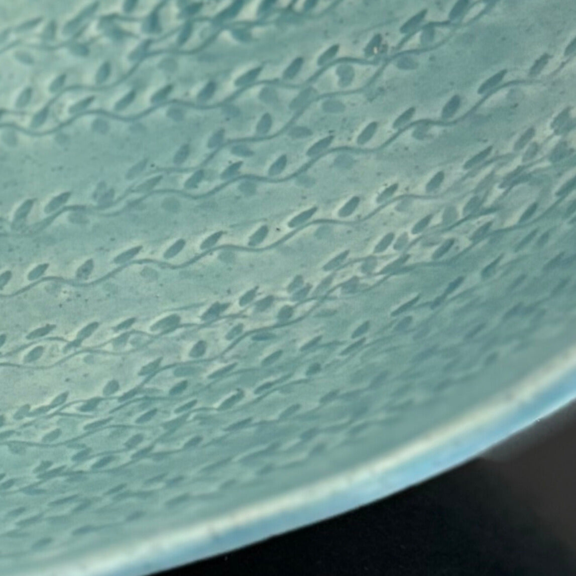 Handmade Ceramic Fruit Bowl – Blue Speckled Stoneware