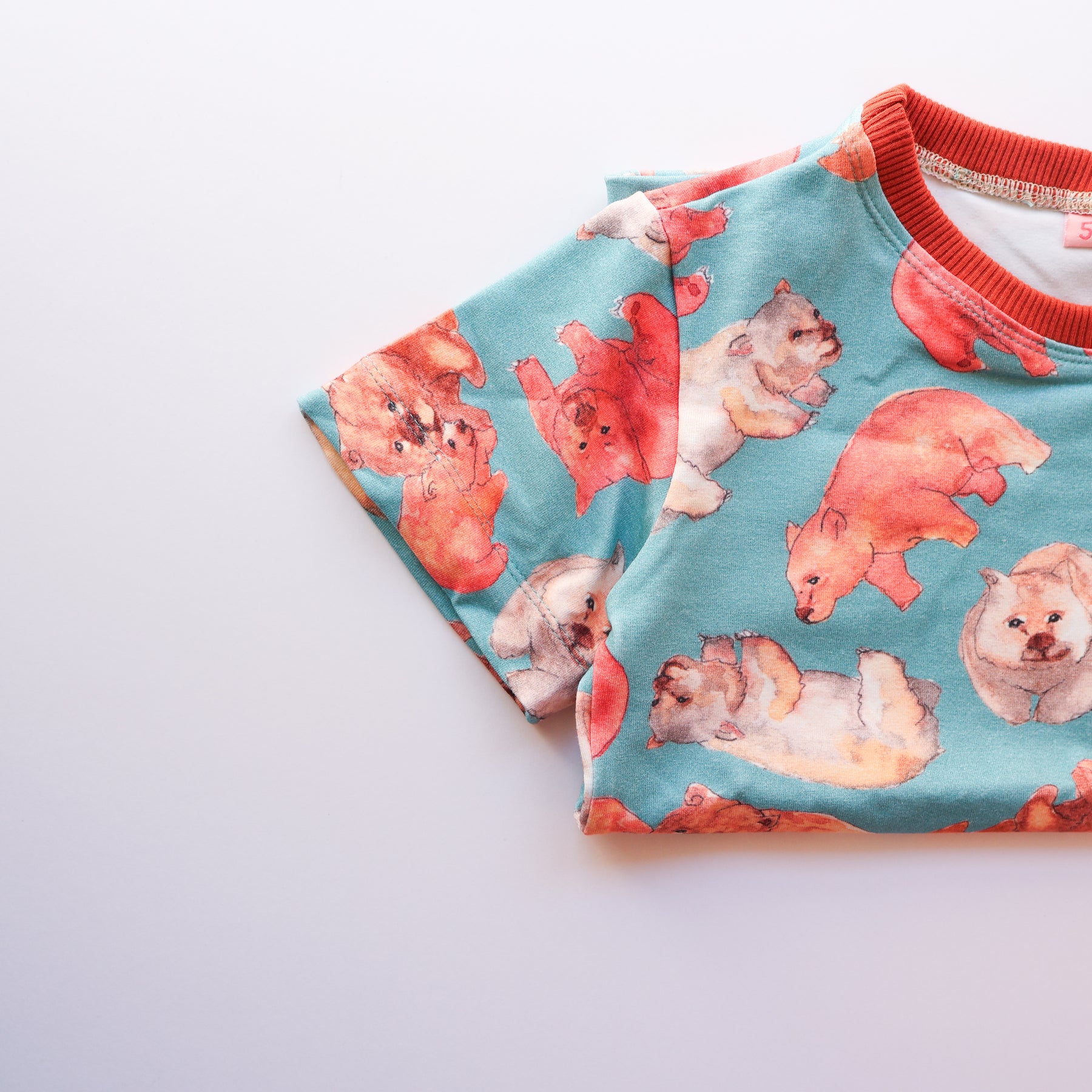 Organic cotton tee shirts for kids in unique hand illustrated designs - sizes 4-9