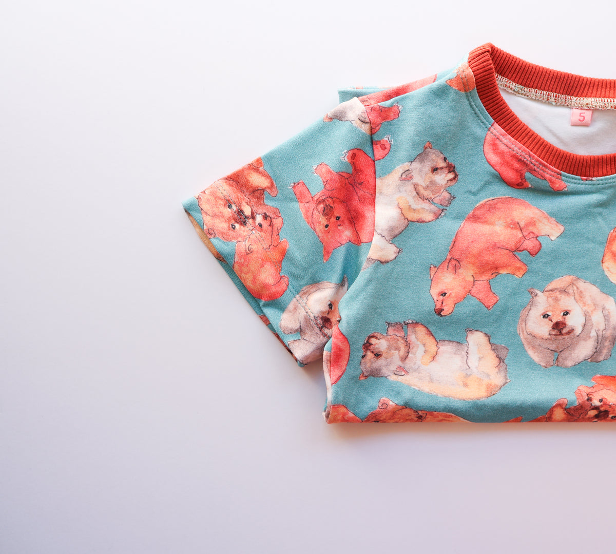 Organic cotton tee shirts for kids in unique hand illustrated designs - sizes 4-9