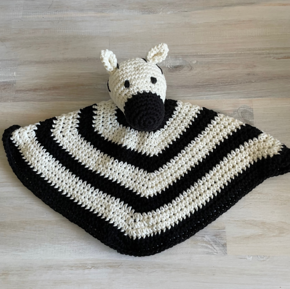 Zebra Comforter | Handmade Crochet Comforter