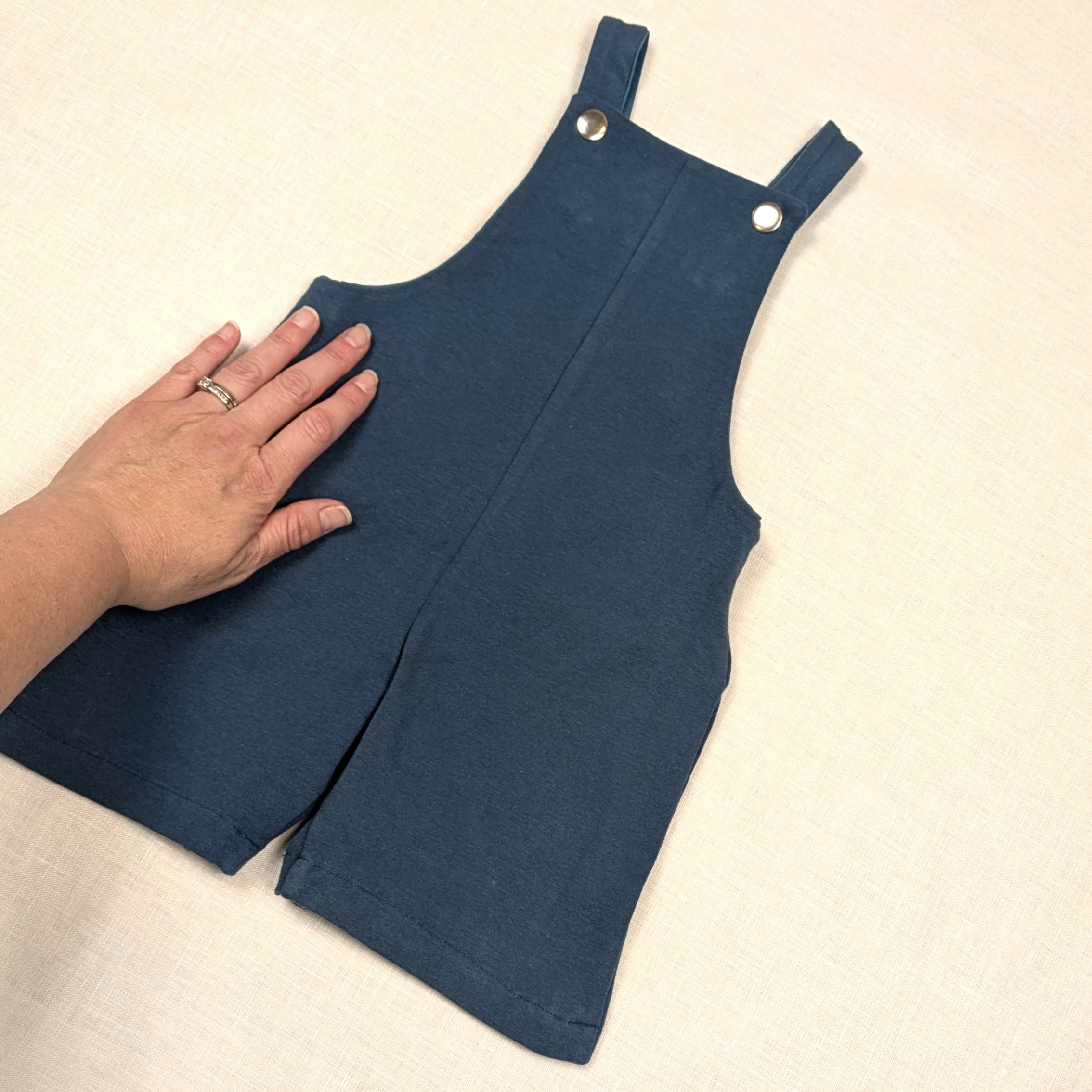 Handmade Overalls for active kids | Teal Collection | size 0