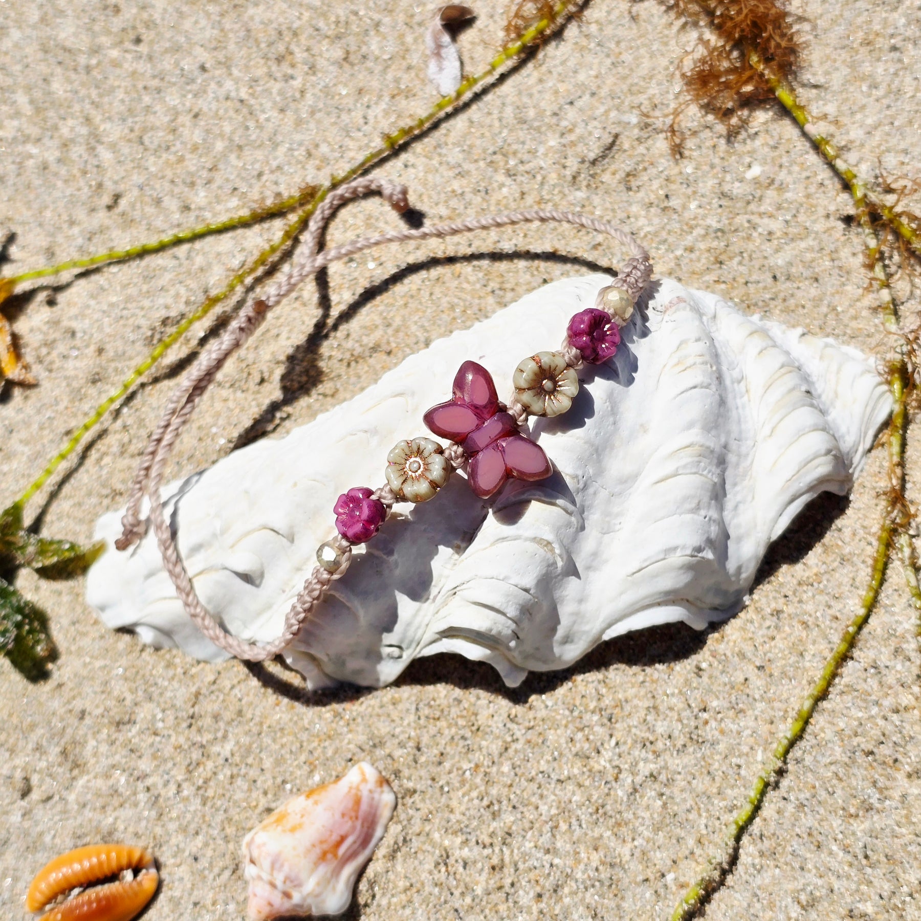 Butterfly Macrame Bracelet/Anklet