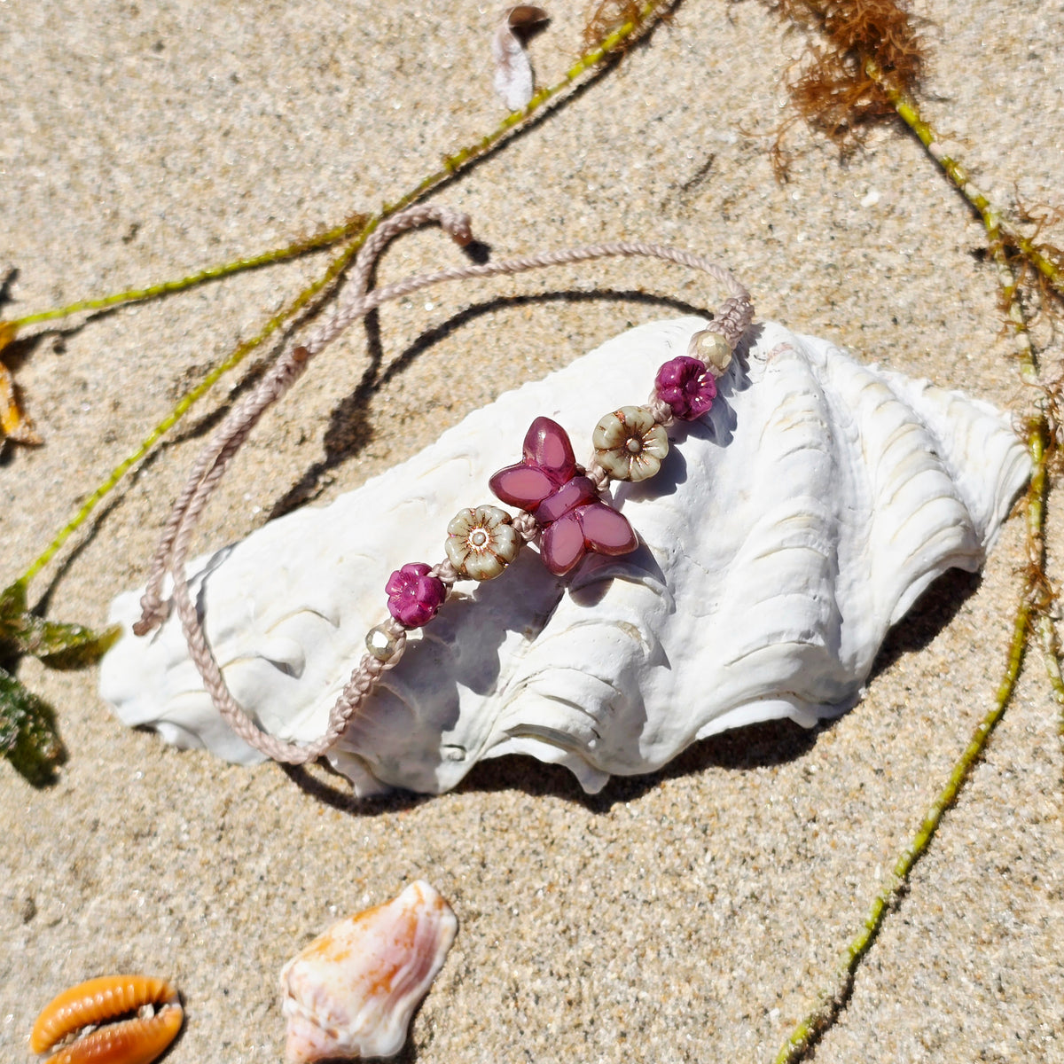 Butterfly Macrame Bracelet/Anklet