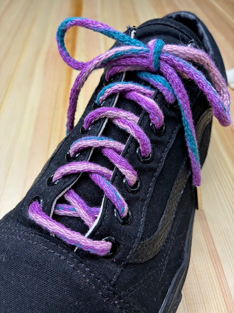 Art of the Lace - Wildflower Fields Round Shoelaces