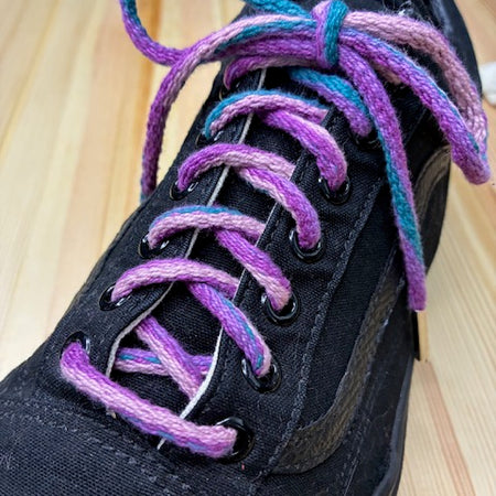 Art of the Lace - Wildflower Fields Round Shoelaces
