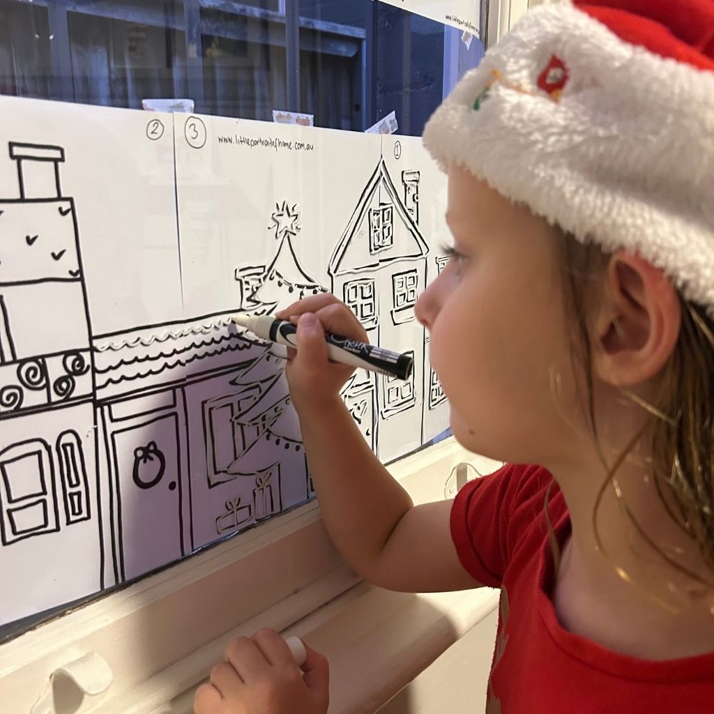 Christmas Window Drawing Kit