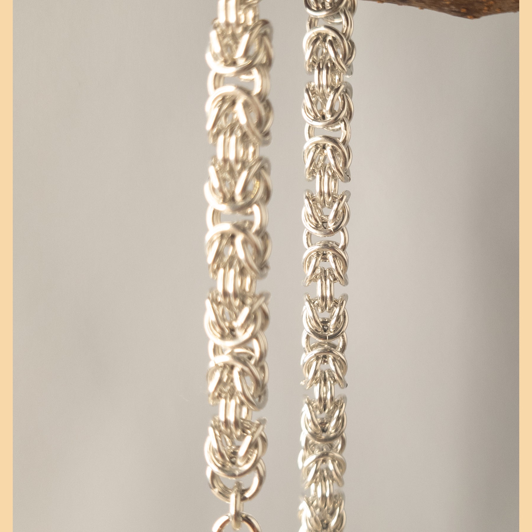 Chainmaille Byzantine Weave Bracelet