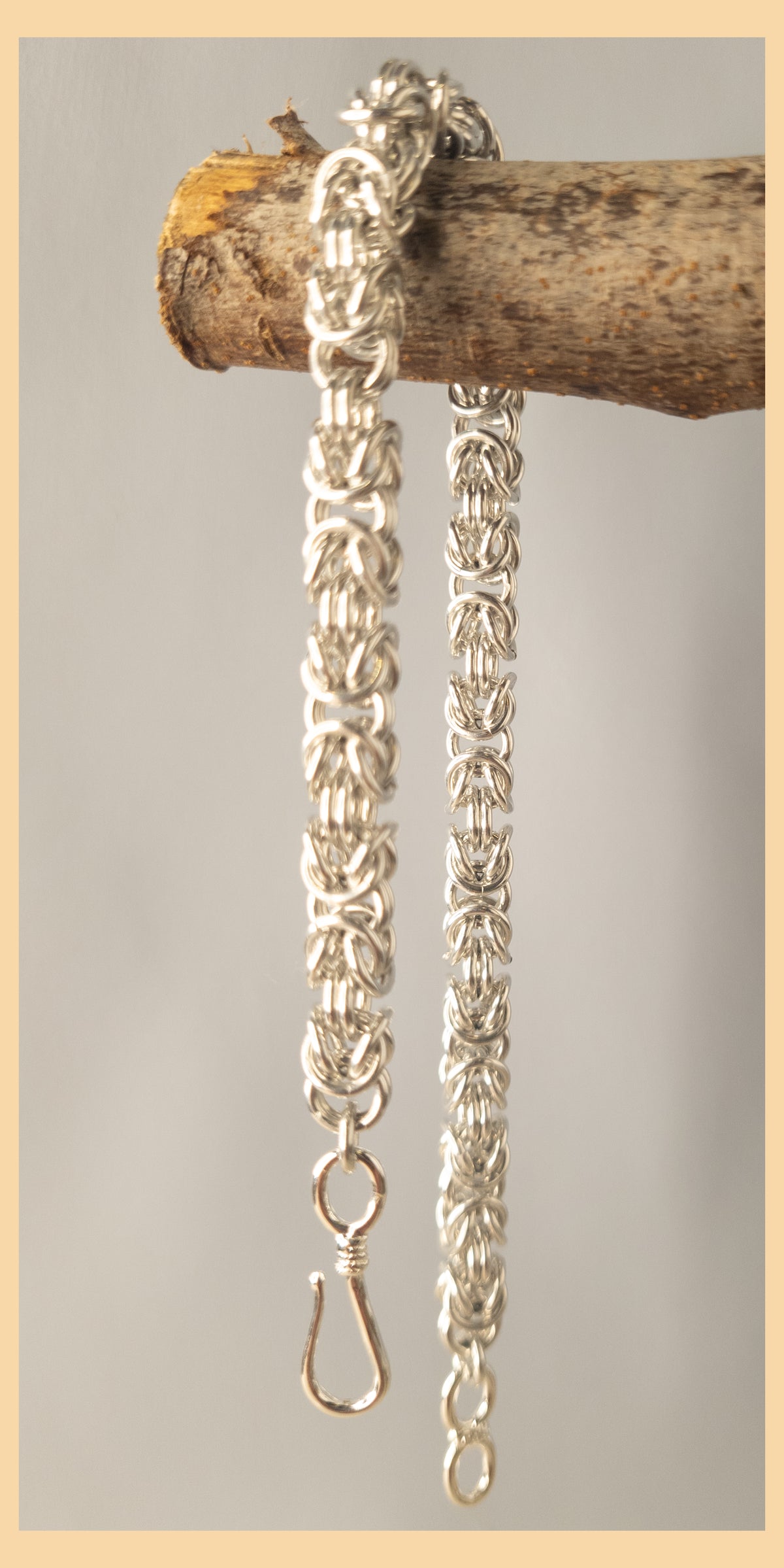 Chainmaille Byzantine Weave Bracelet