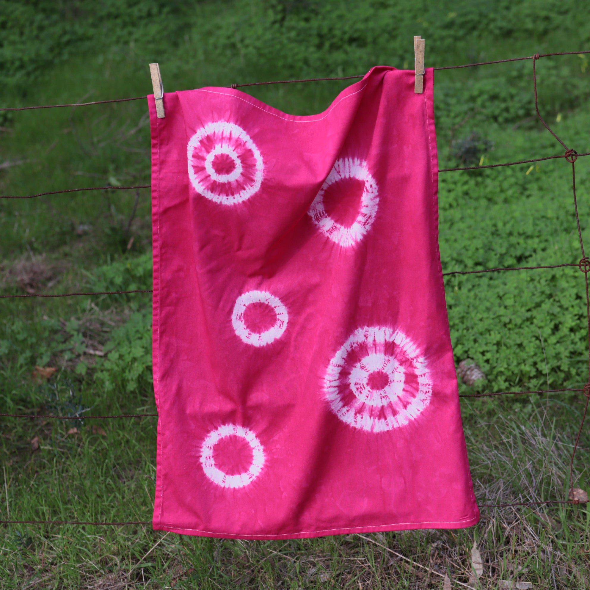 Shibori Tie Dyed Tea towels