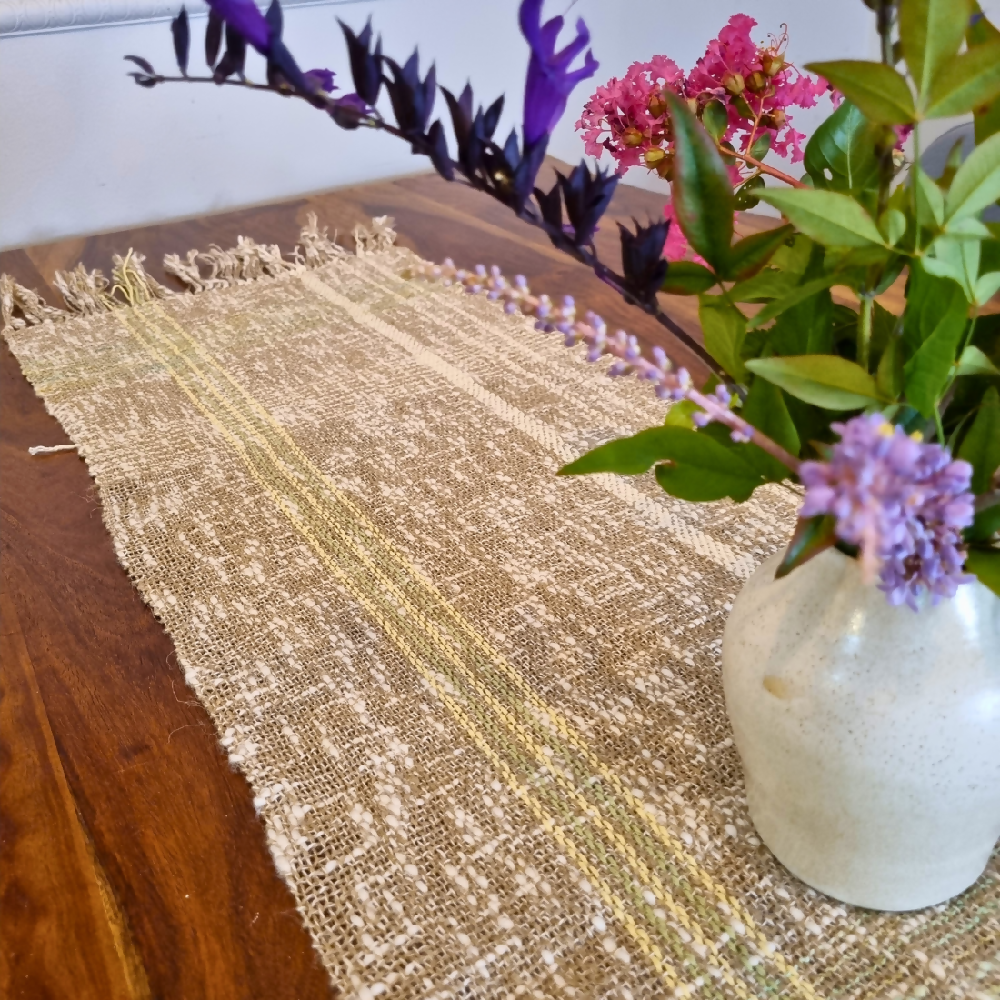 australian-artist-handmade-handwoven-cotton-linen-natural-tablerunner-2