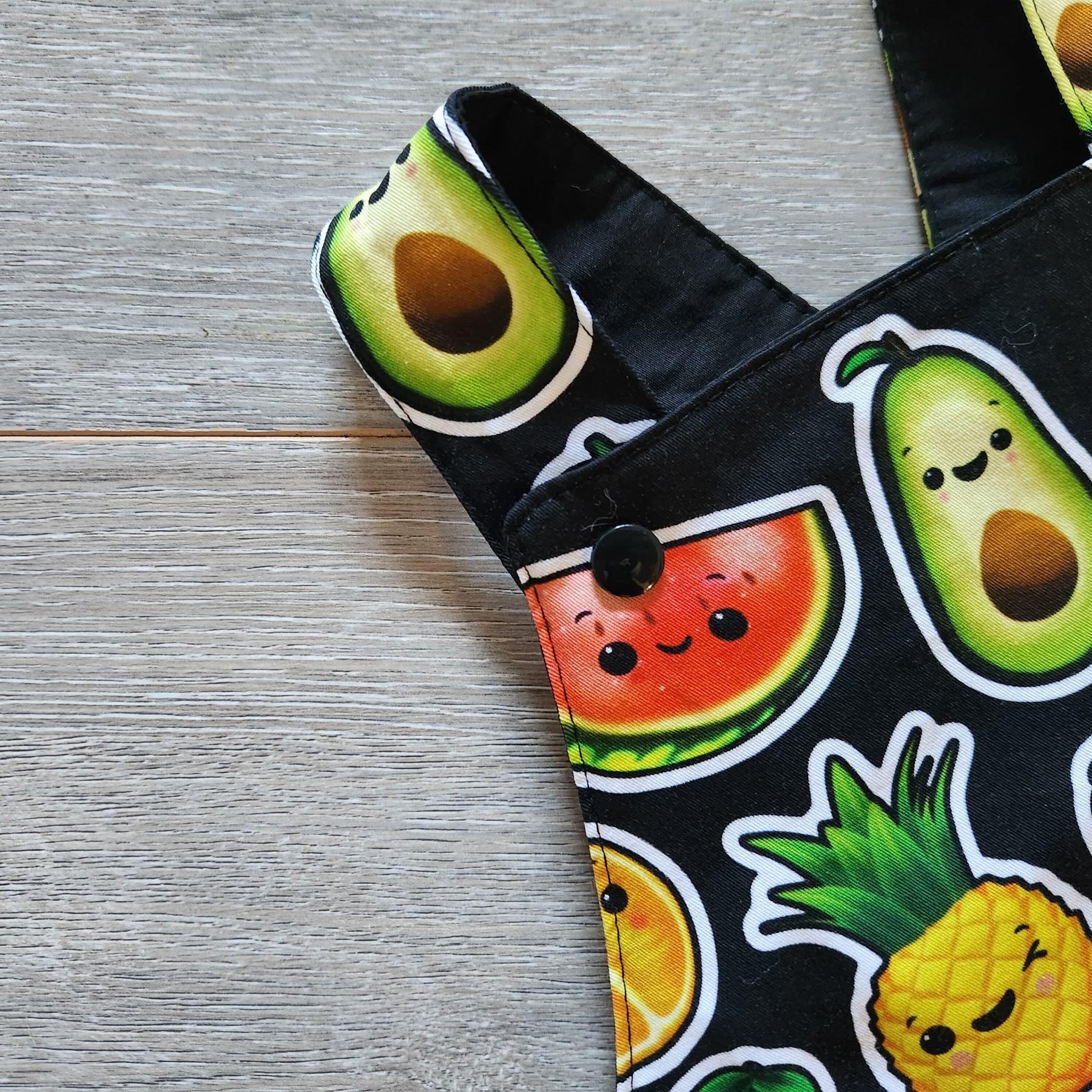 Black Dancing fruit Romper