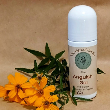 Anguish Gel, Roll on gel 70g. Kunzea, Turmeric, Cayenne. Herbal Relief