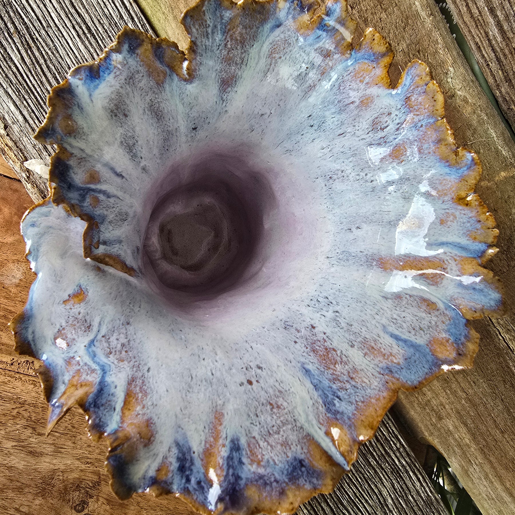 Stunning large petal vase