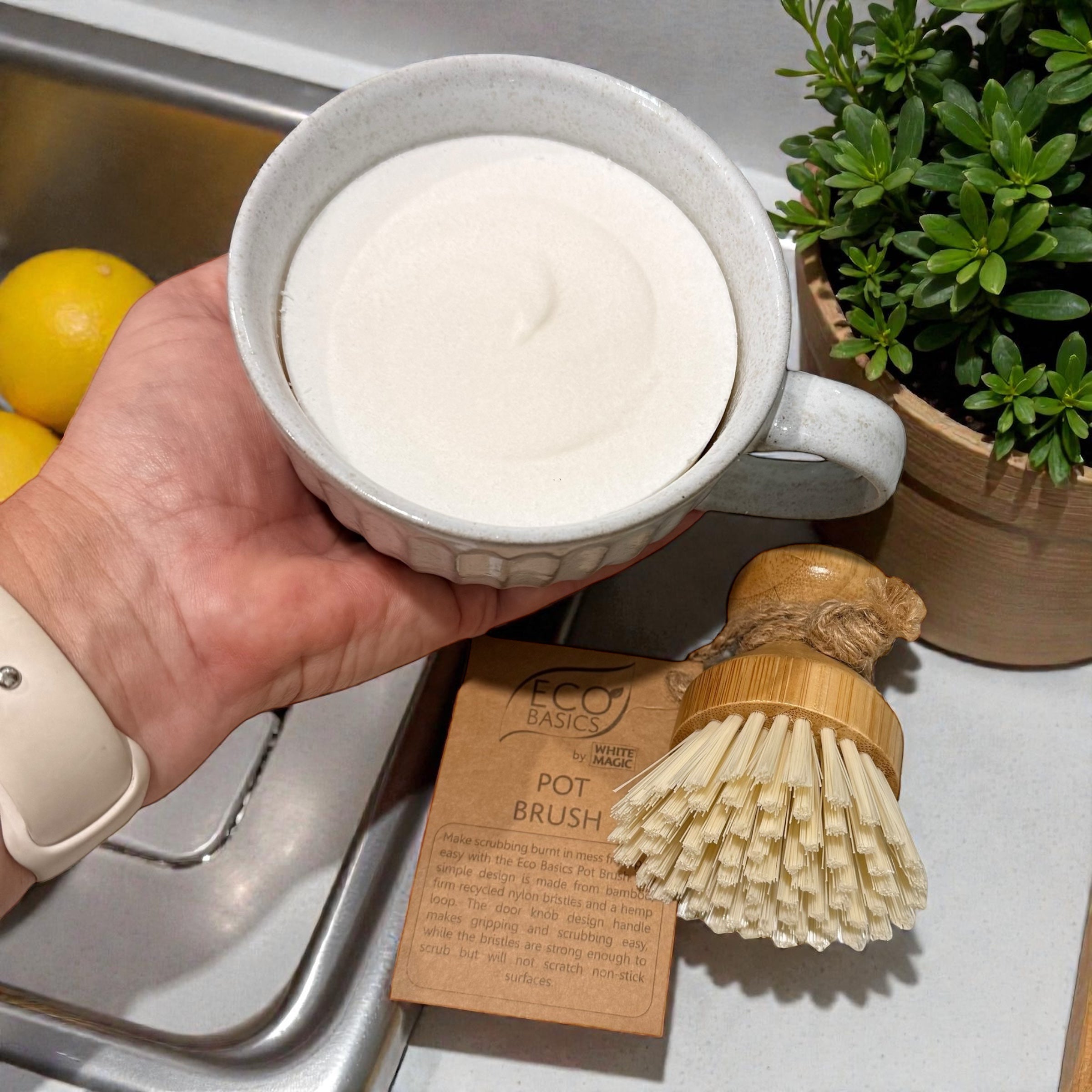 Solid Dish Soap Set - Soap-Bowl-Brush