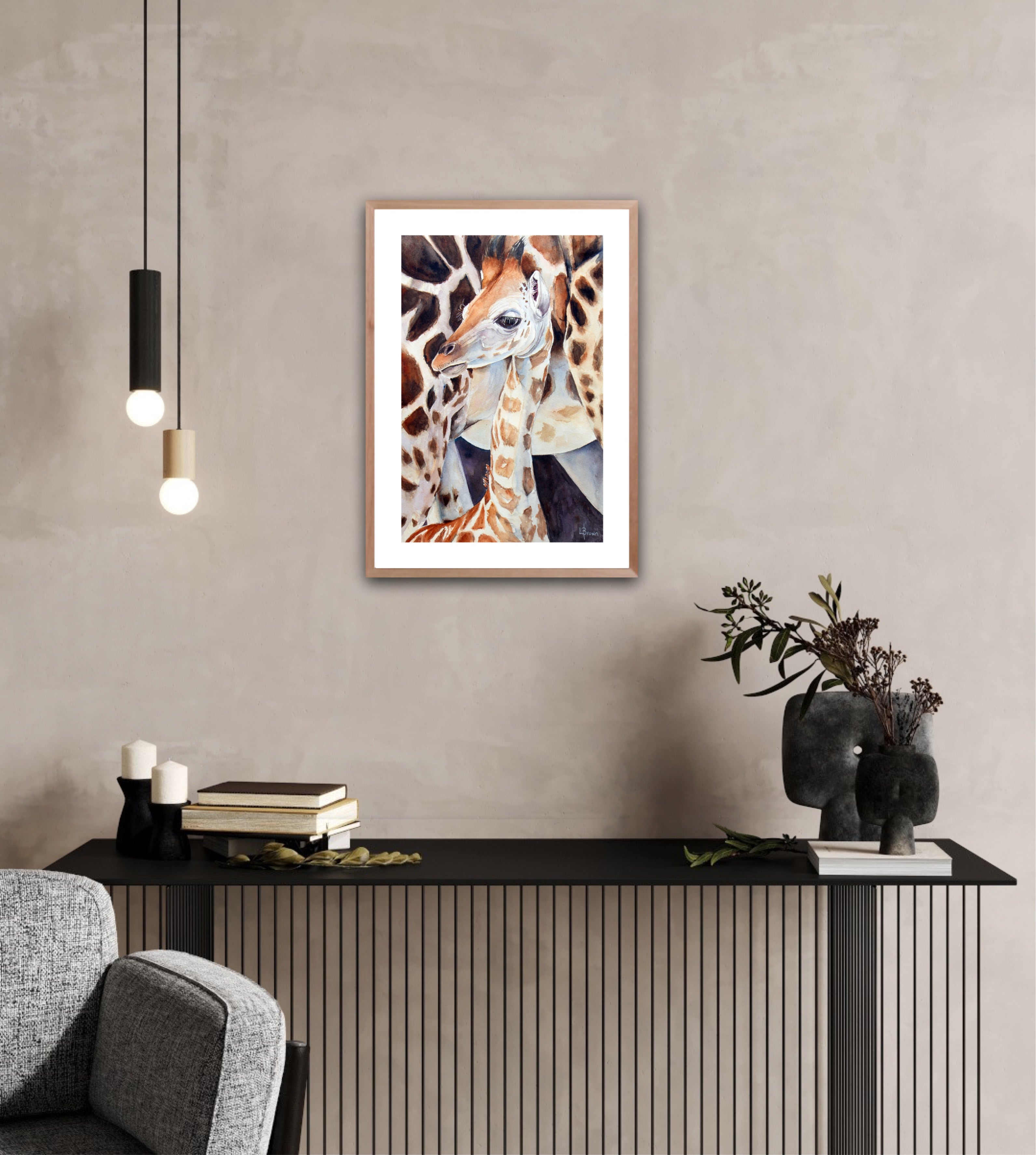 Mummy and Me A3 Fine Art Print