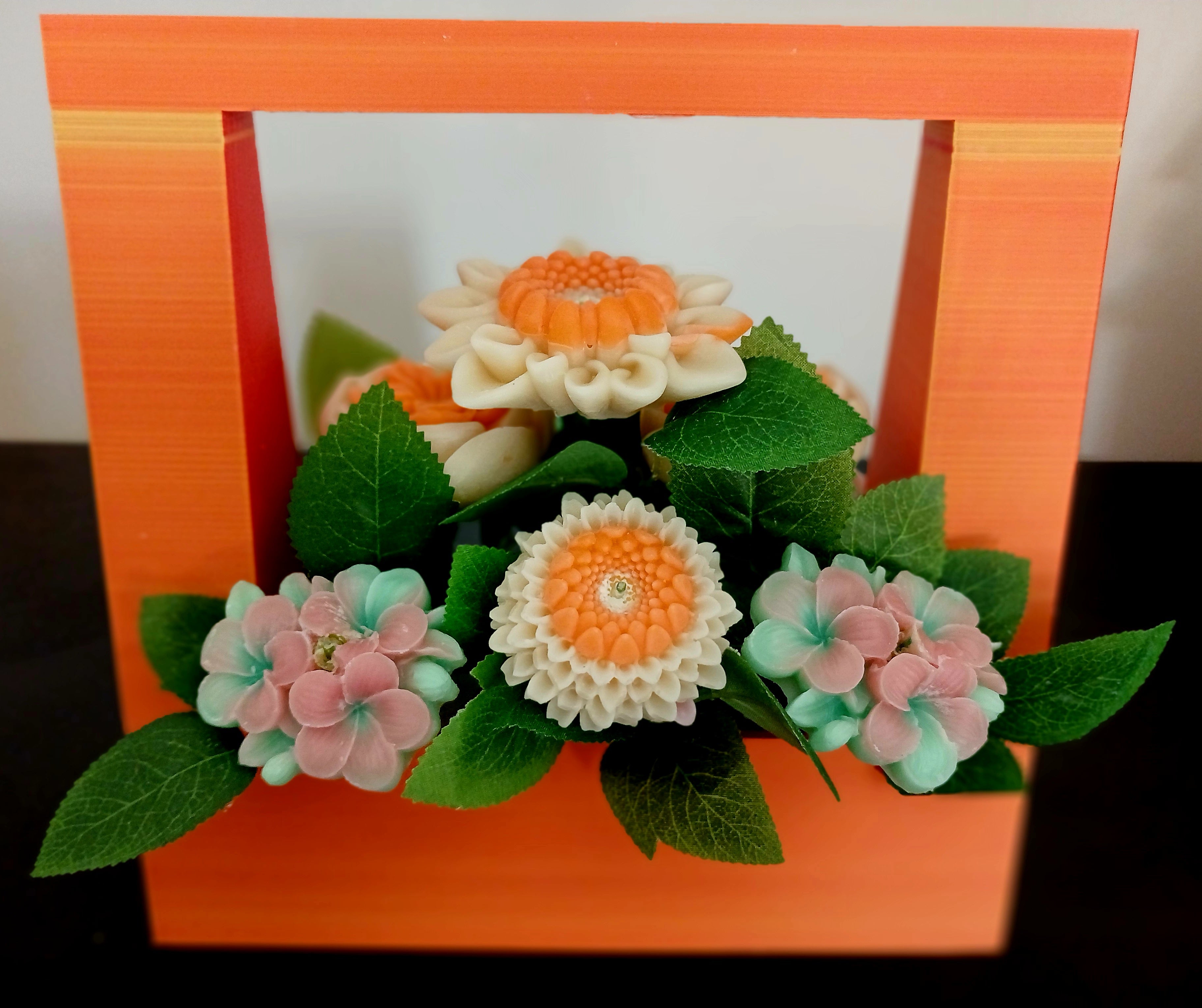 Box Handle Bouquet Japanese Cherry Blossom