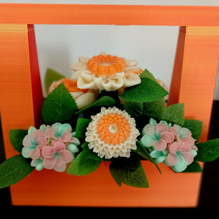 Box Handle Bouquet Japanese Cherry Blossom