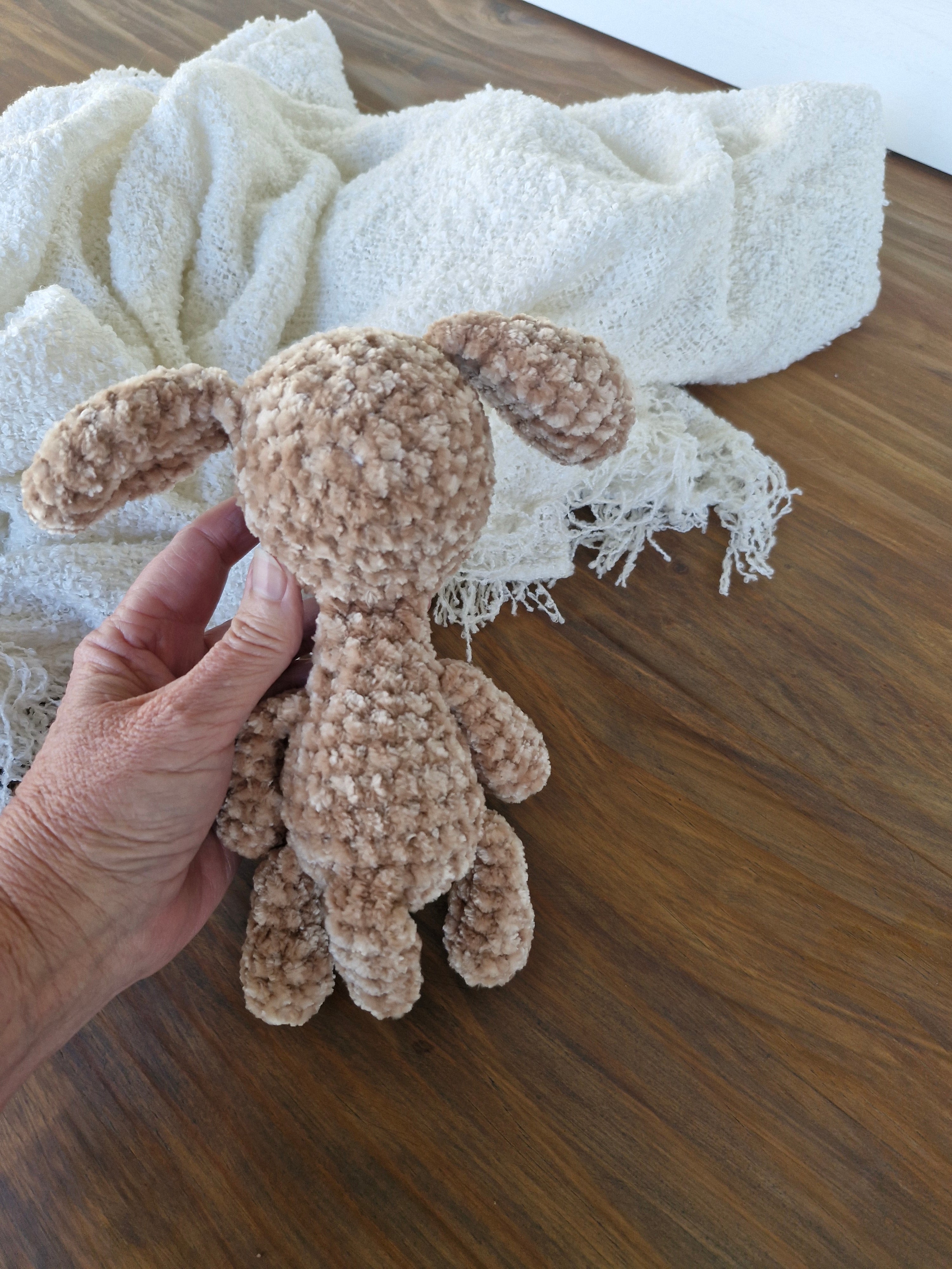 Adorable Handmade Crochet Amigurumi King Charles Spaniel Puppy