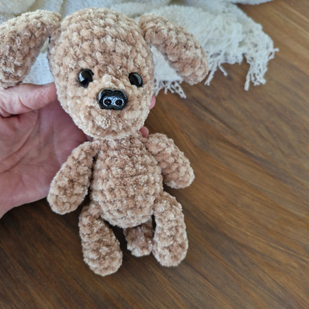 Adorable Handmade Crochet Amigurumi King Charles Spaniel Puppy
