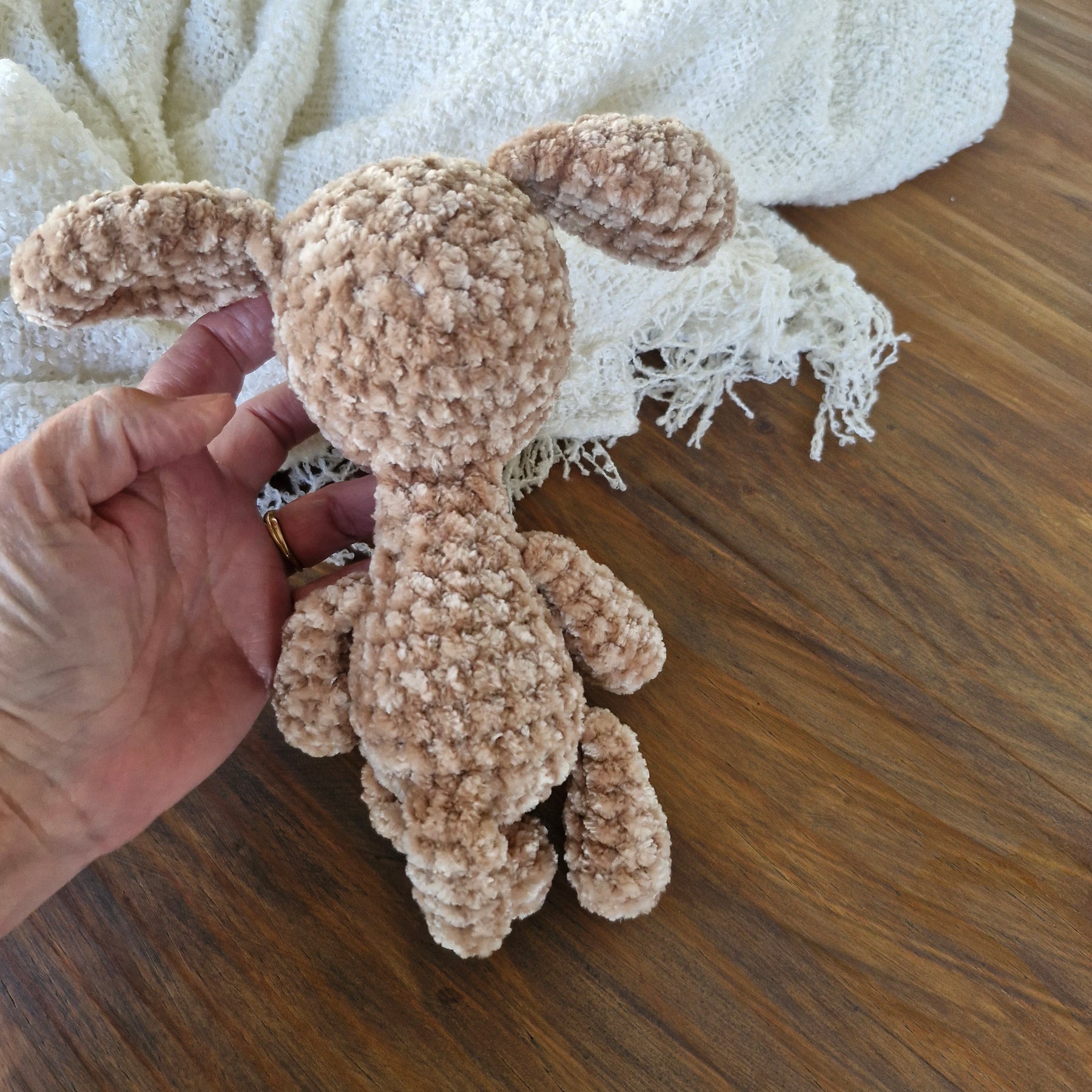 Adorable Handmade Crochet Amigurumi King Charles Spaniel Puppy