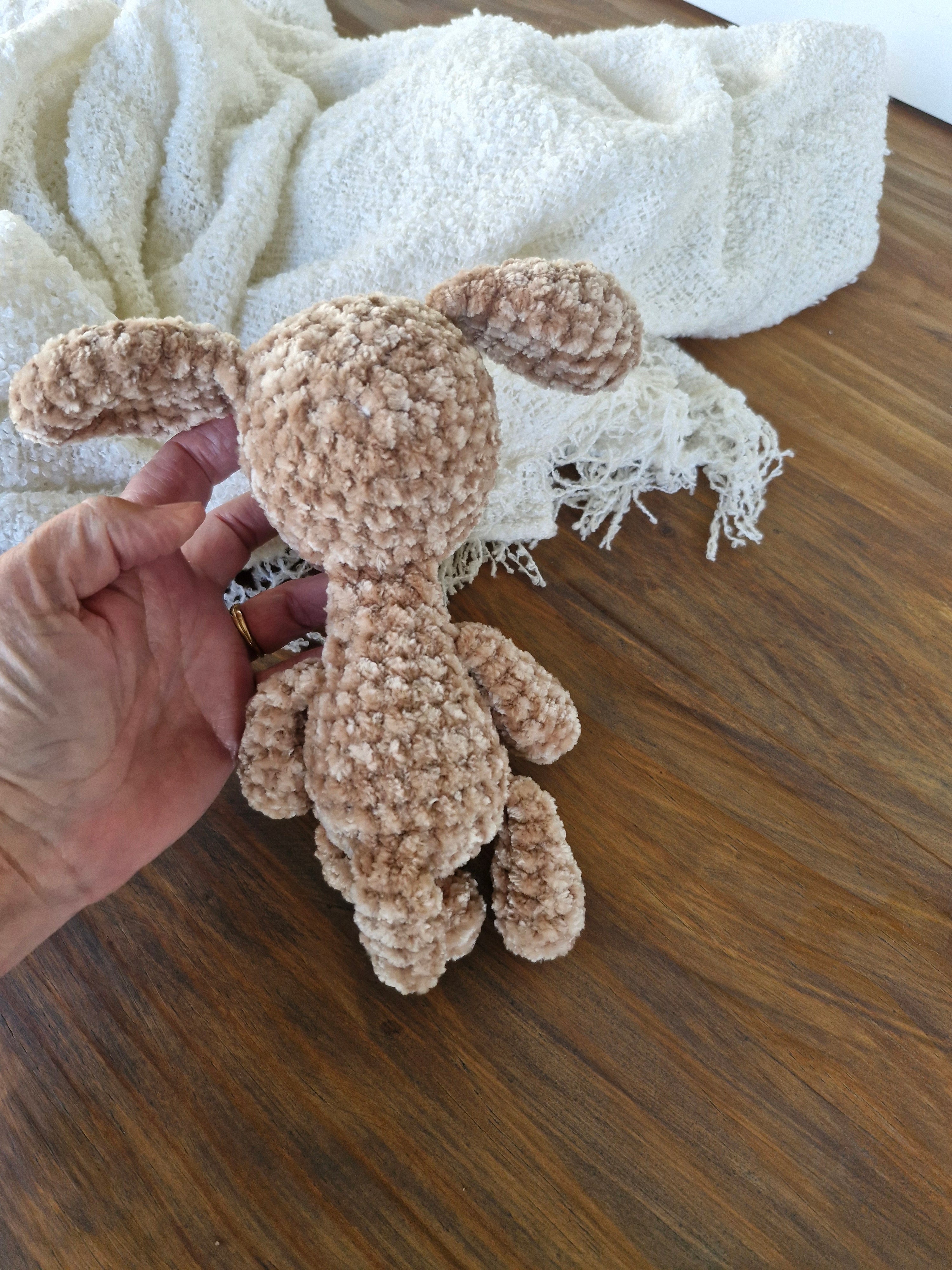 Adorable Handmade Crochet Amigurumi King Charles Spaniel Puppy