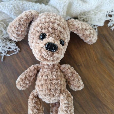 Adorable Handmade Crochet Amigurumi King Charles Spaniel Puppy