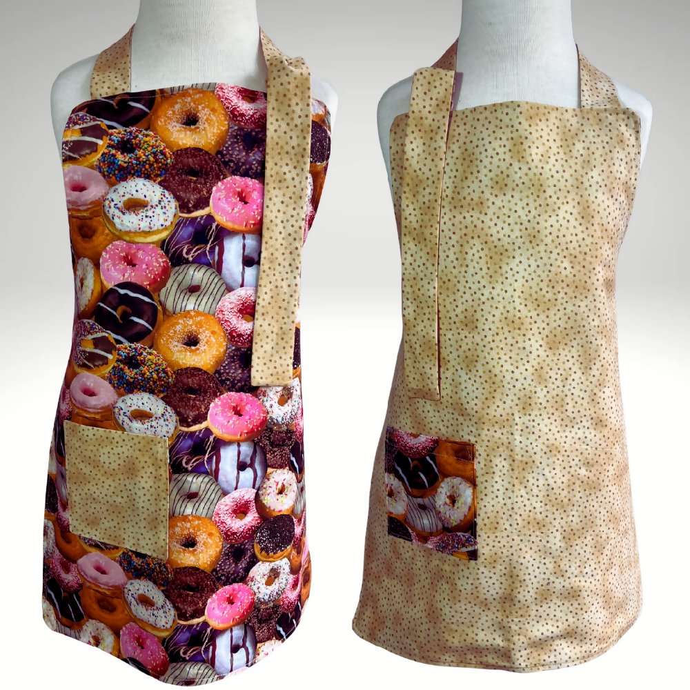 Apron ...Children's Reversible ... Donut ... 2-3 years