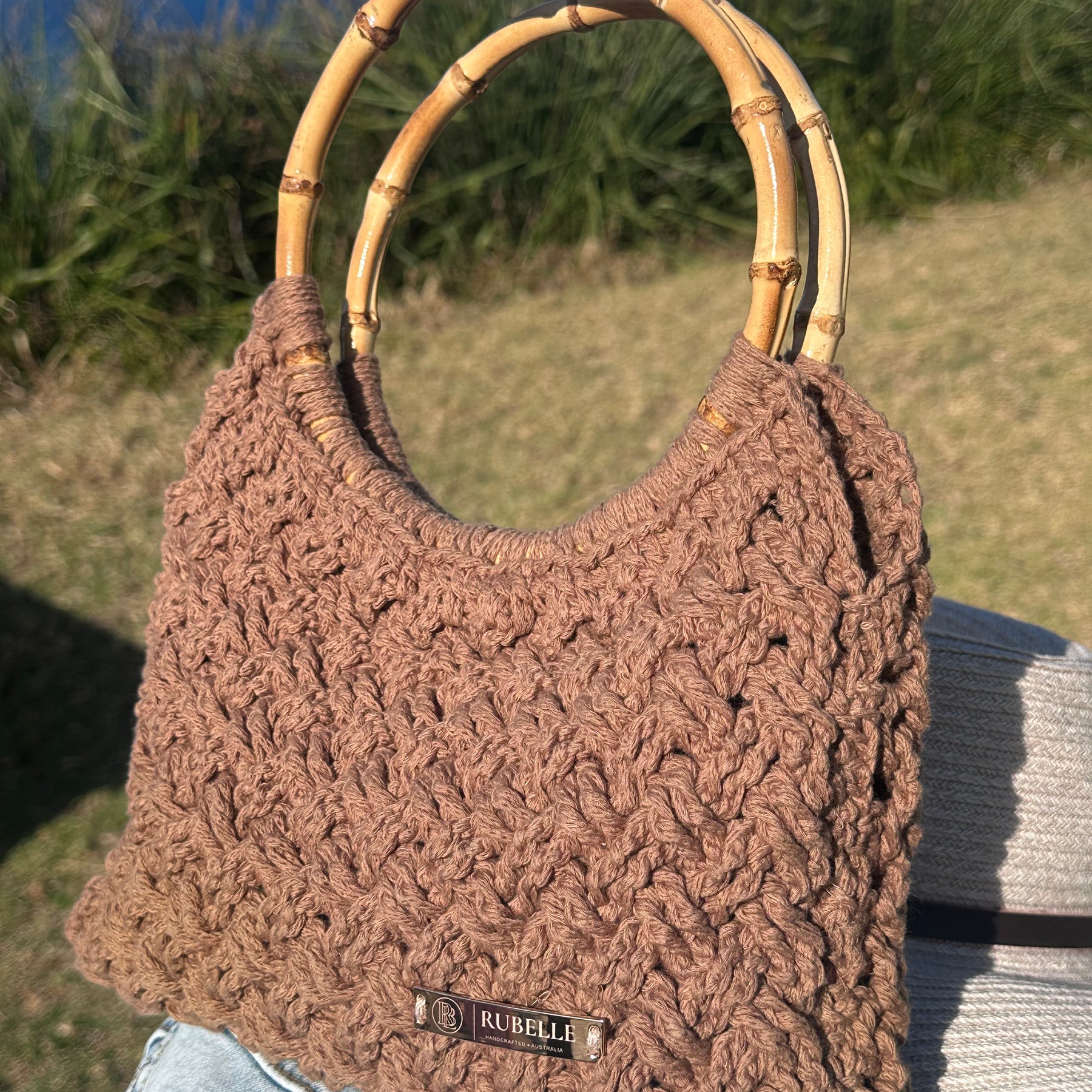 Naomi Bag | Hand-Crocheted Celtic Weave Handbag