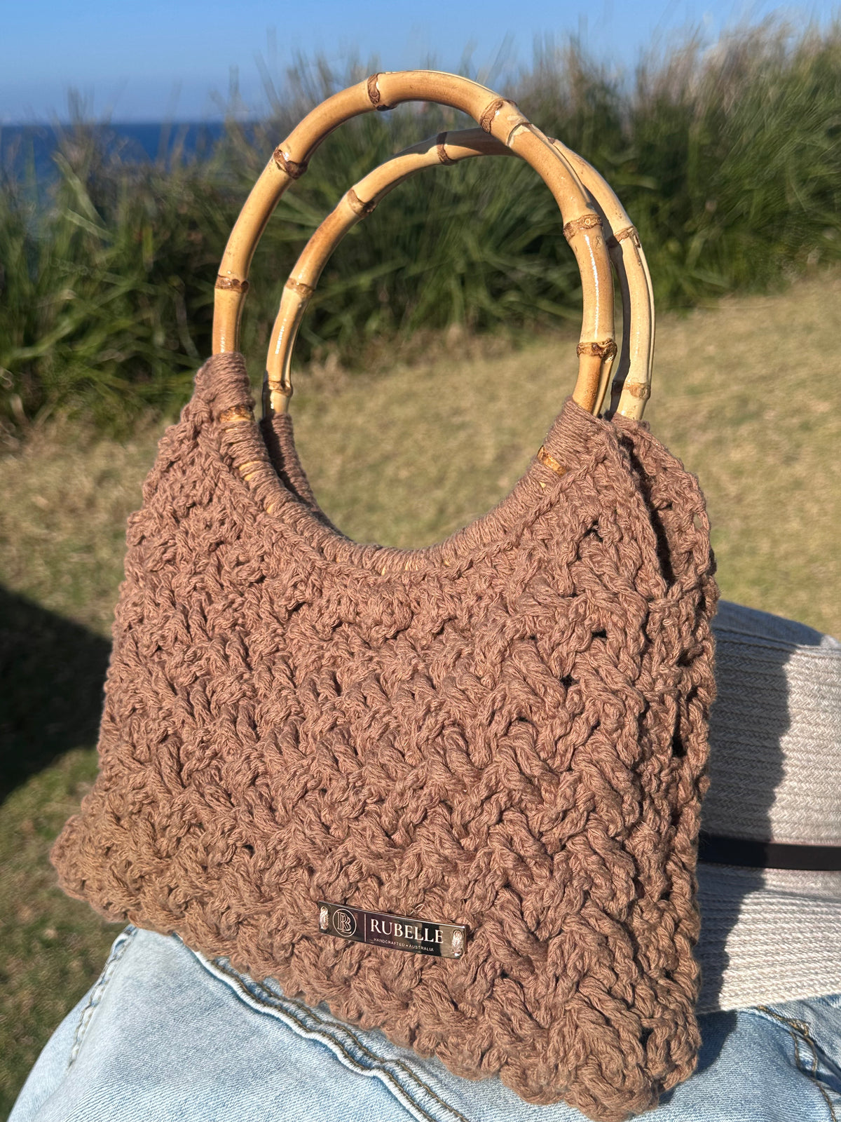 Naomi Bag | Hand-Crocheted Celtic Weave Handbag