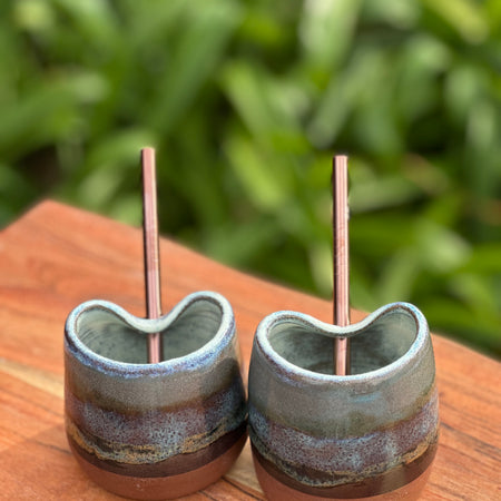 Tumblers - Handmade Ceramic Straw Cups - Various