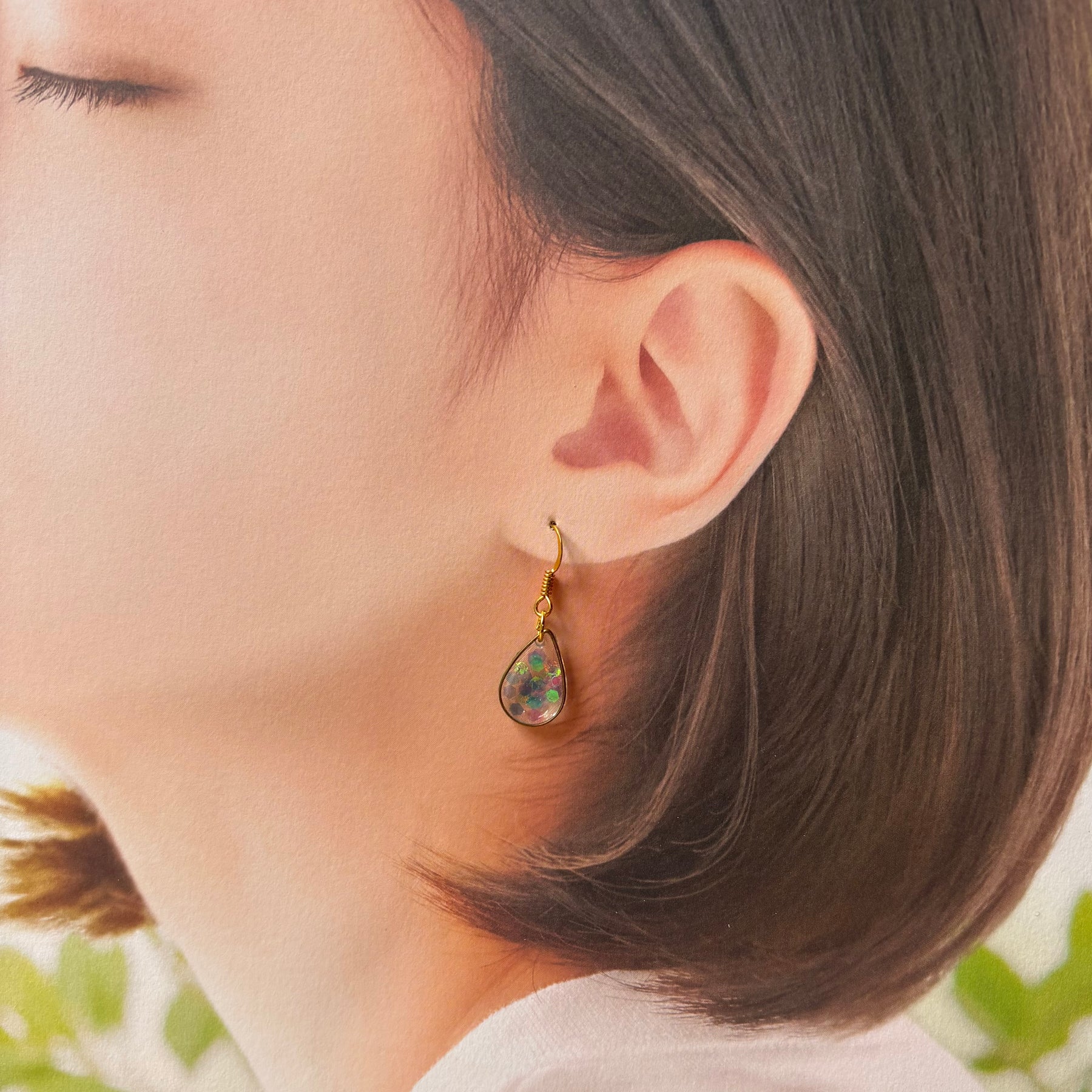 Teardrop Resin Earrings