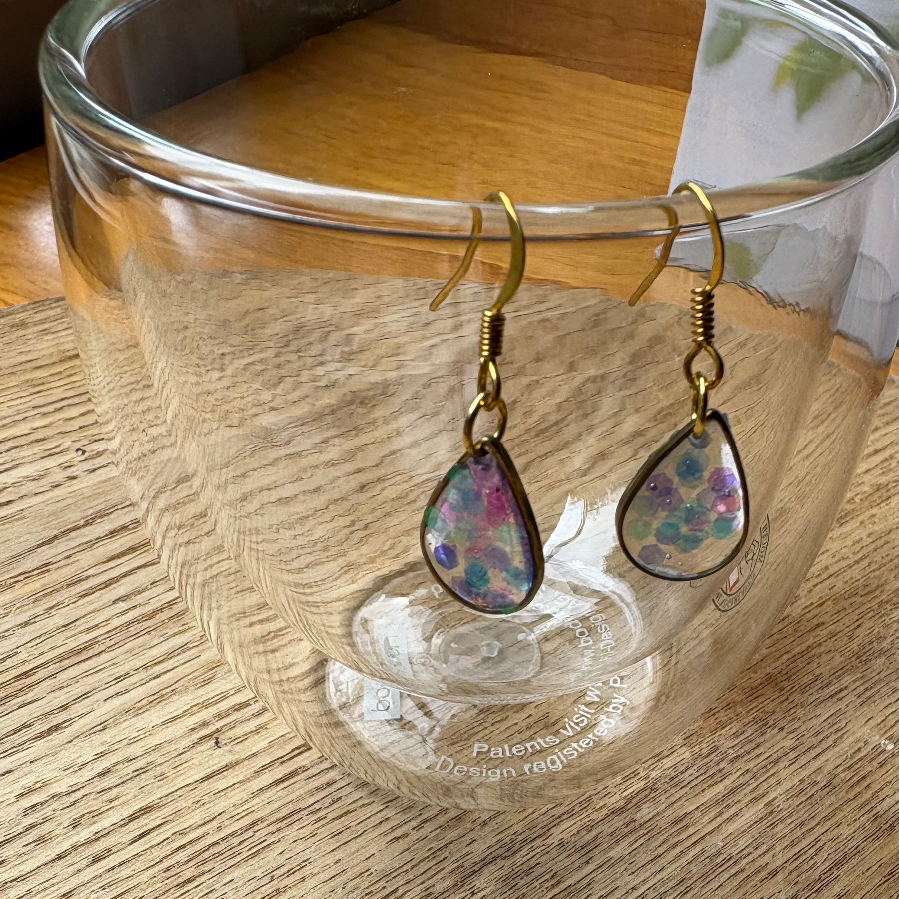 Teardrop Resin Earrings