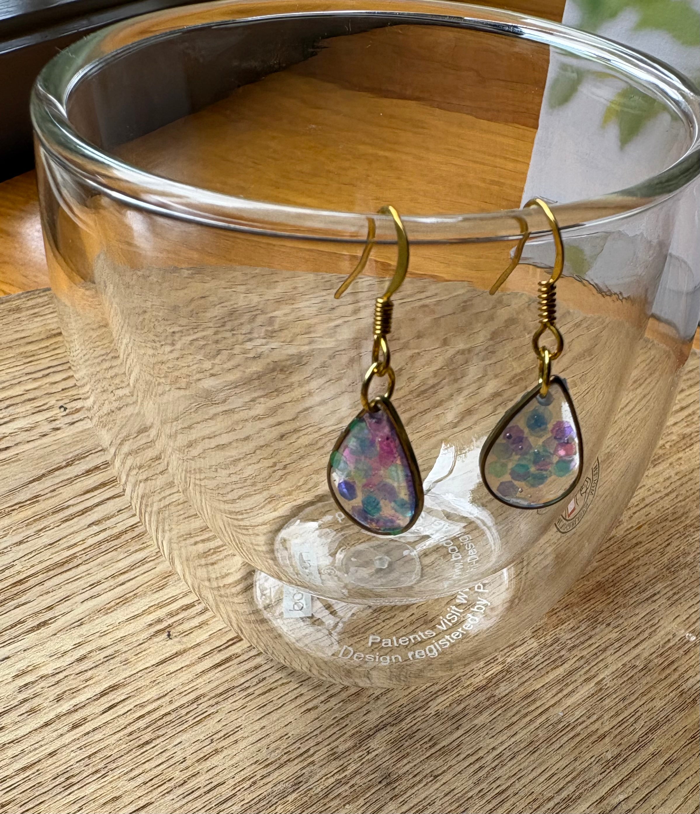 Teardrop Resin Earrings