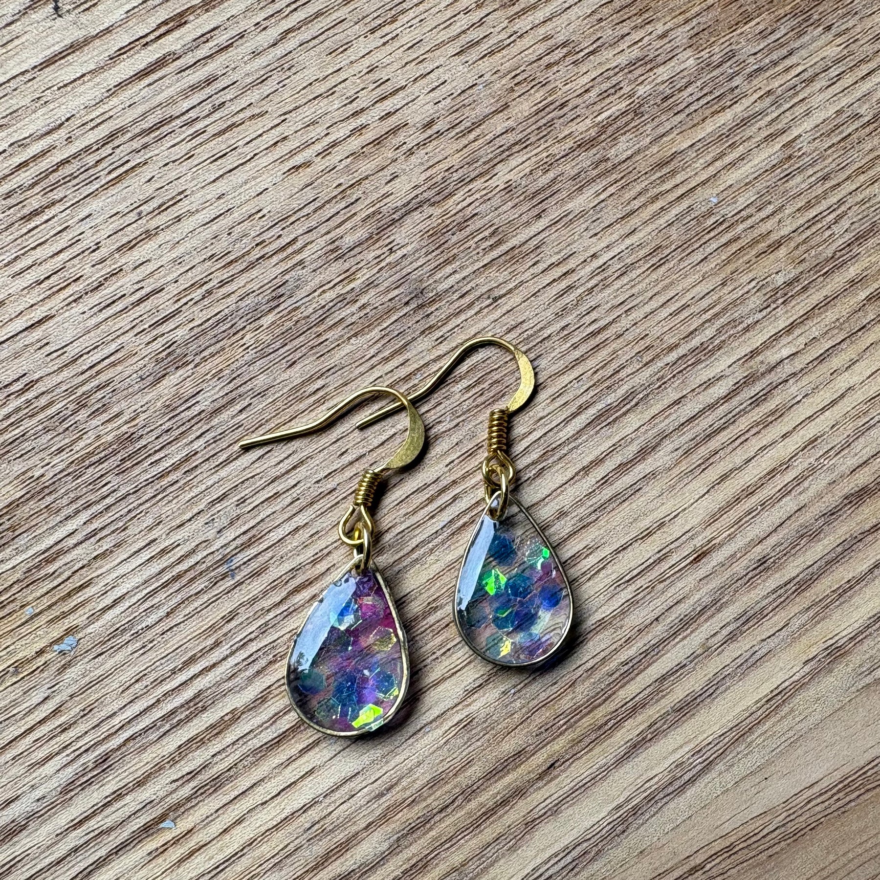Teardrop Resin Earrings
