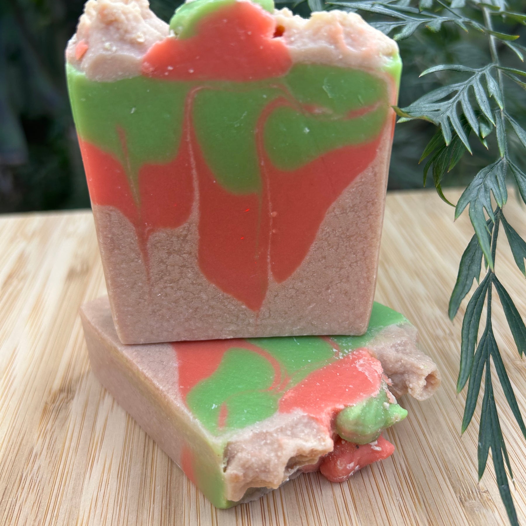 Handmade Peppermint Tea Christmas Soap | Natural Oils | Festive Gift | Australia