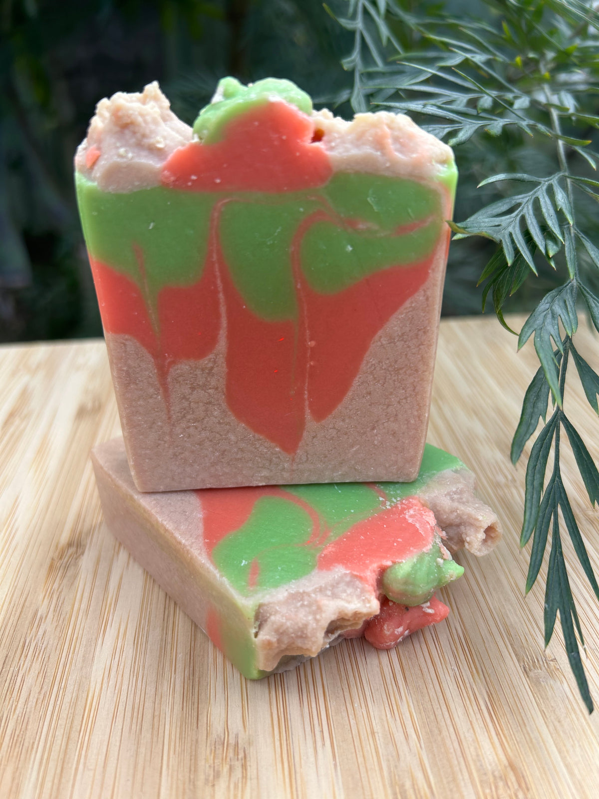Handmade Peppermint Tea Christmas Soap | Natural Oils | Festive Gift | Australia