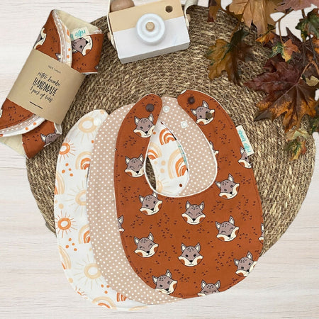 3 Dribble Bibs - Foxes
