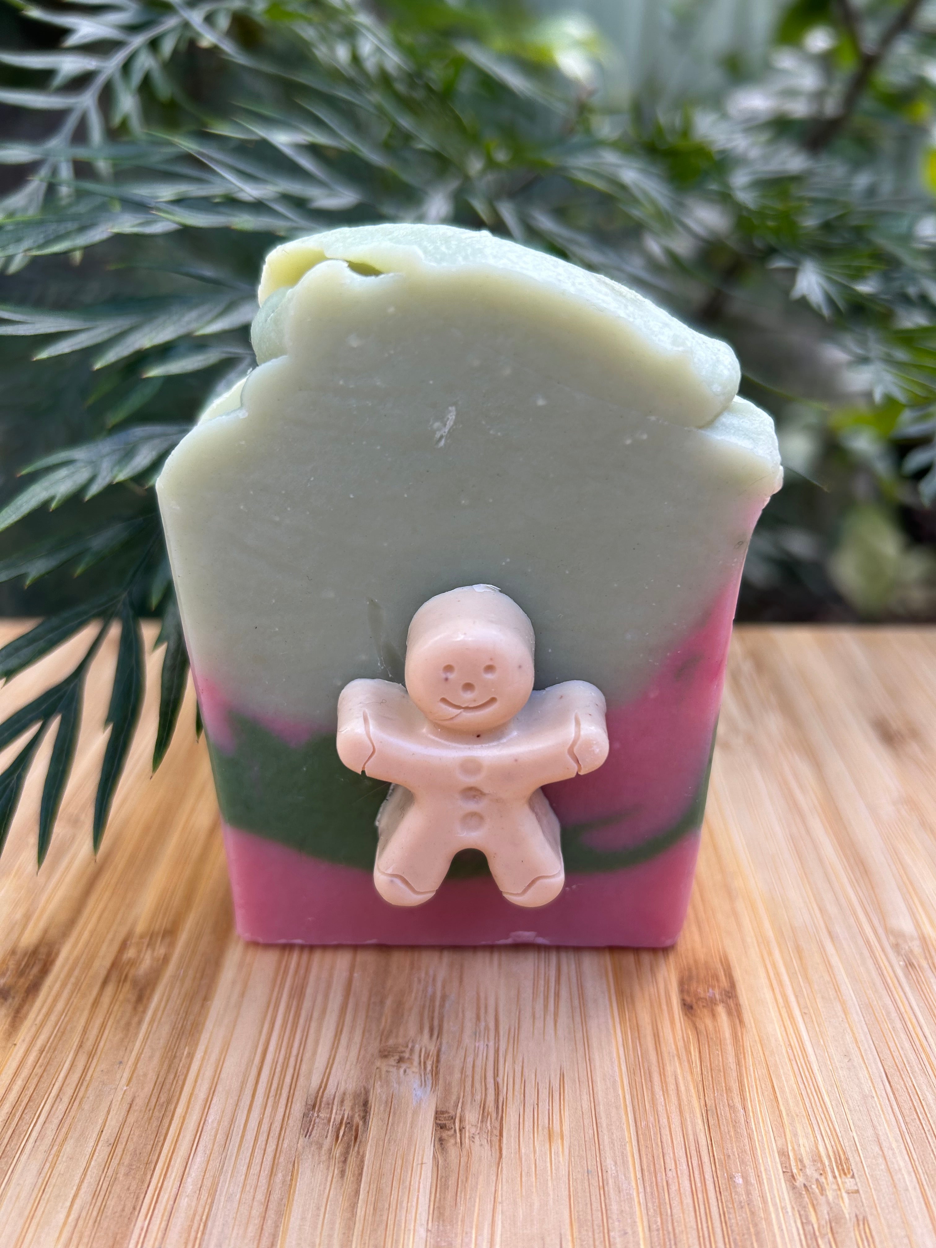 Handmade Yuzu Gingerbread Man Soap | Limited Edition Christmas Bar