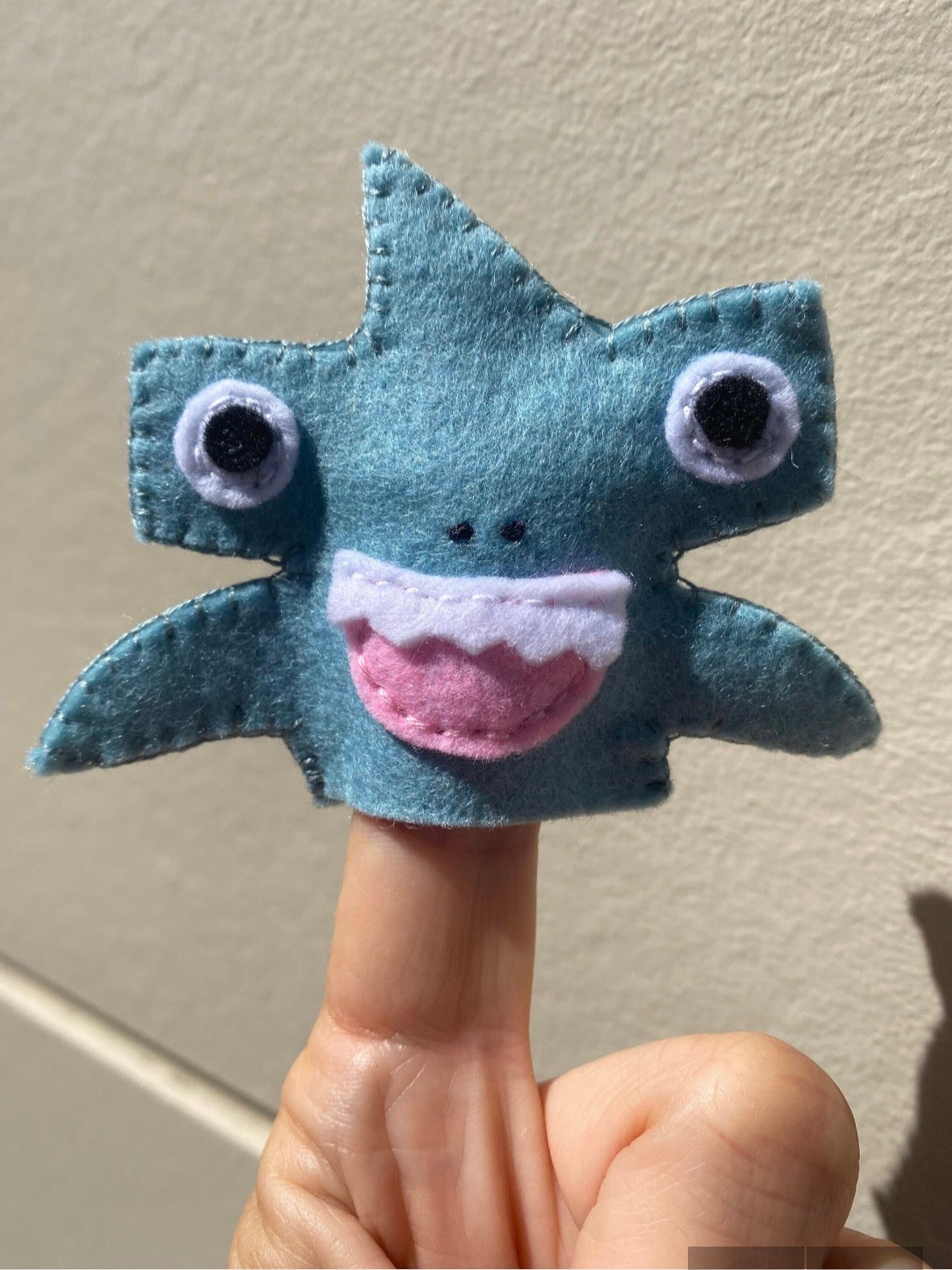 Baby shark finger puppets