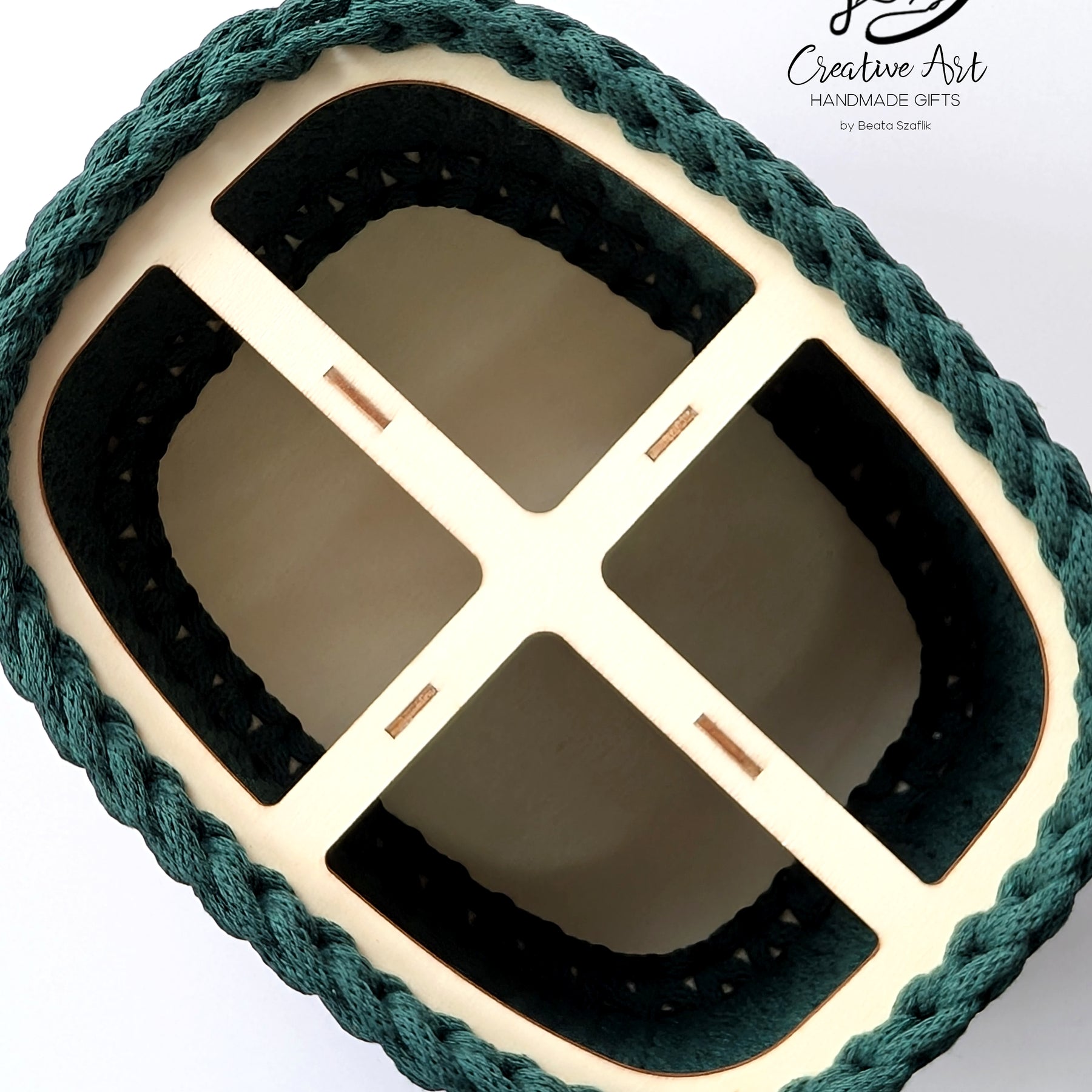 Four-Compartment Basket Organiser
